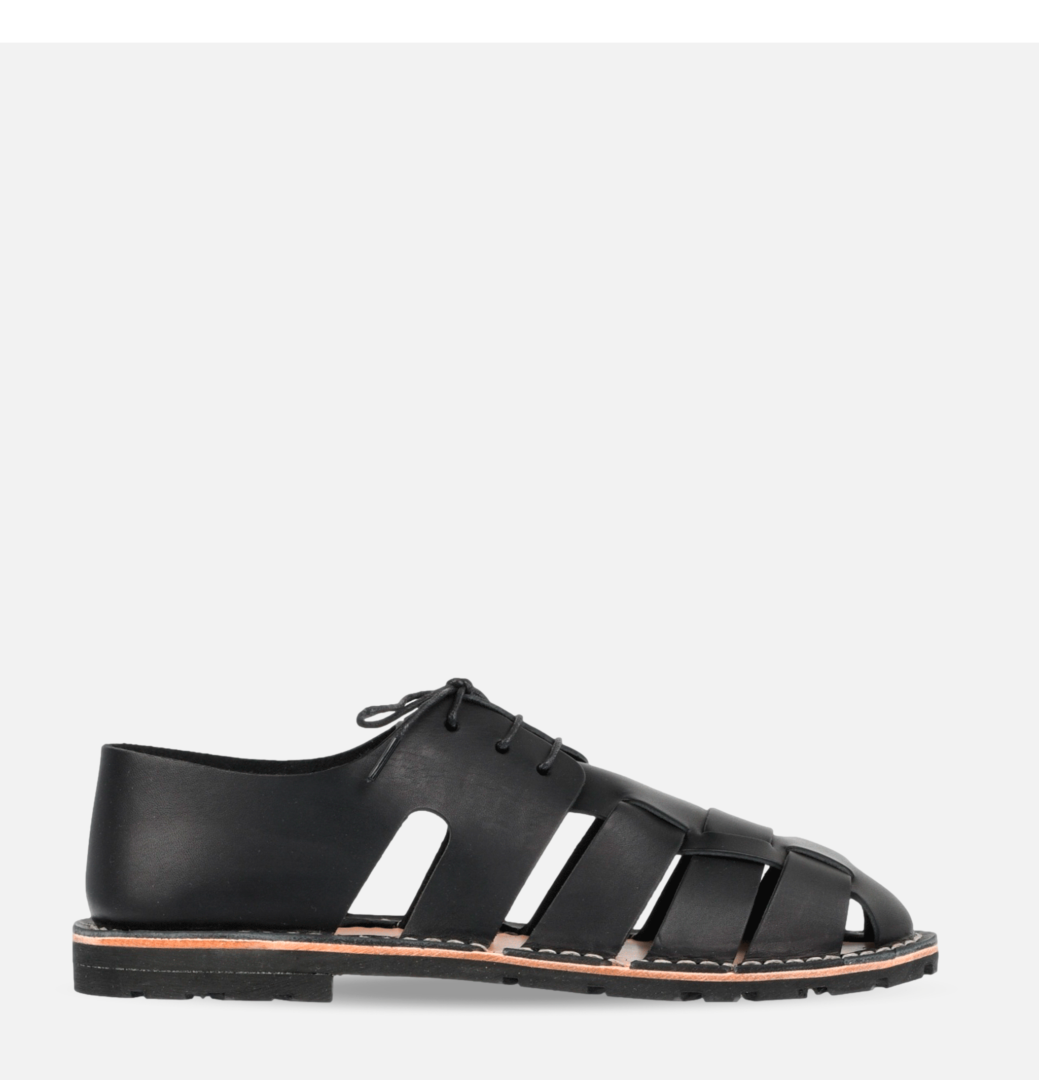 Steve Mono Artisanal Sandales Noir