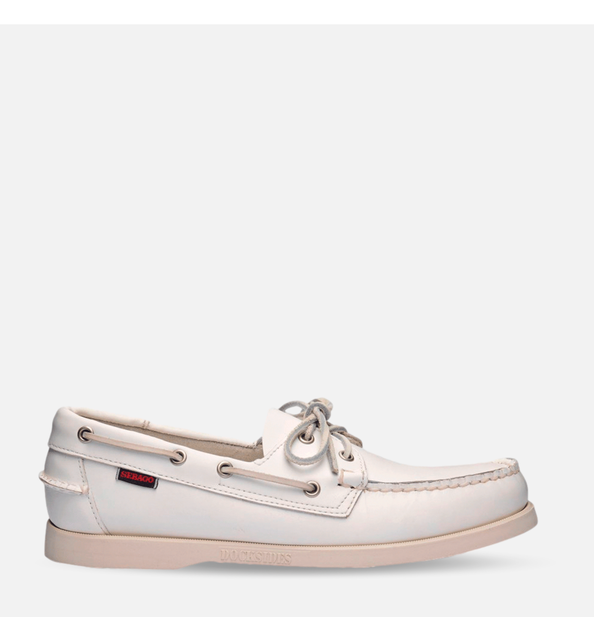 Sebago Mocassins Docksides Blanc