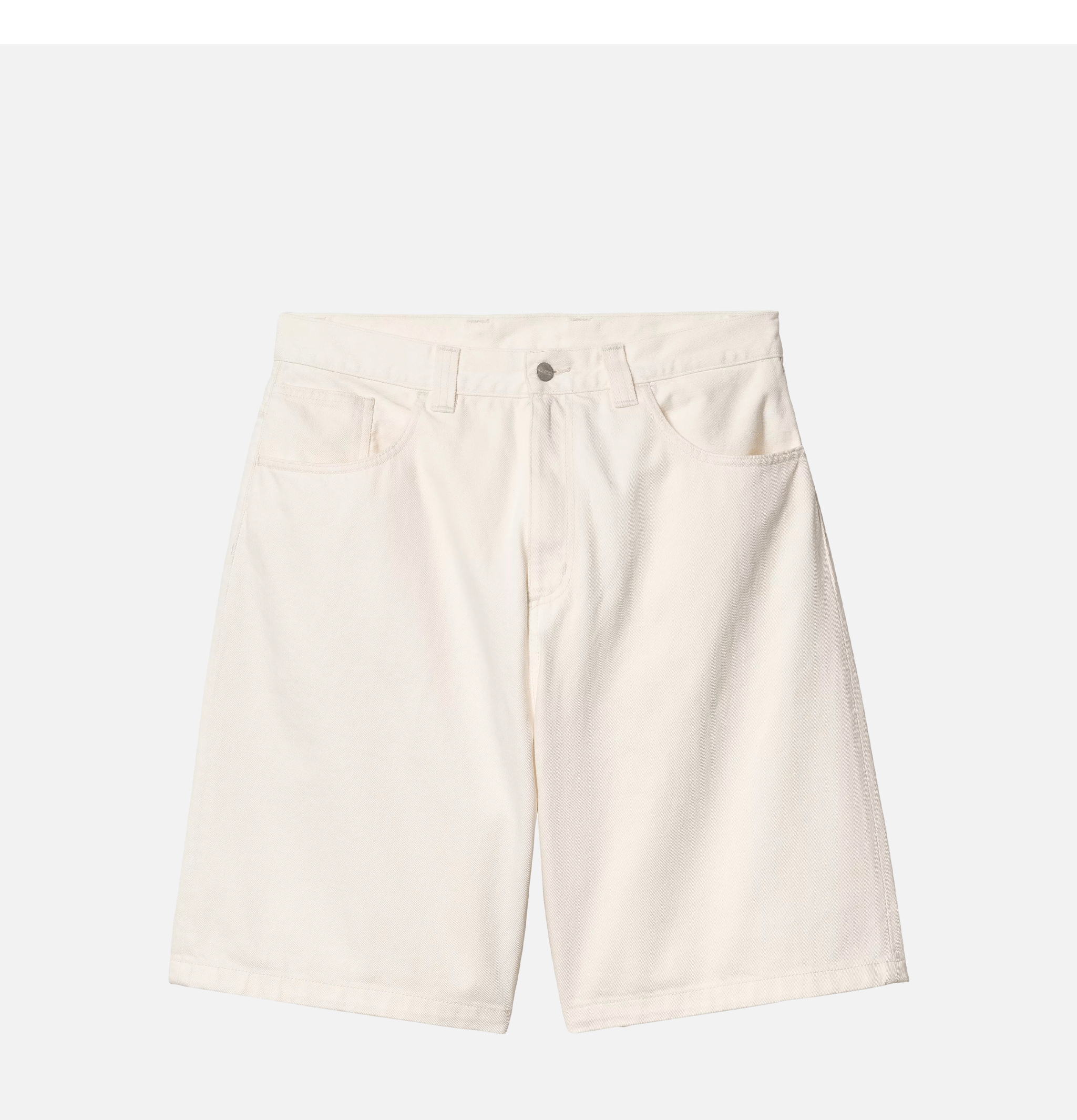 Carhartt WIP Brandon Short White Rinsed