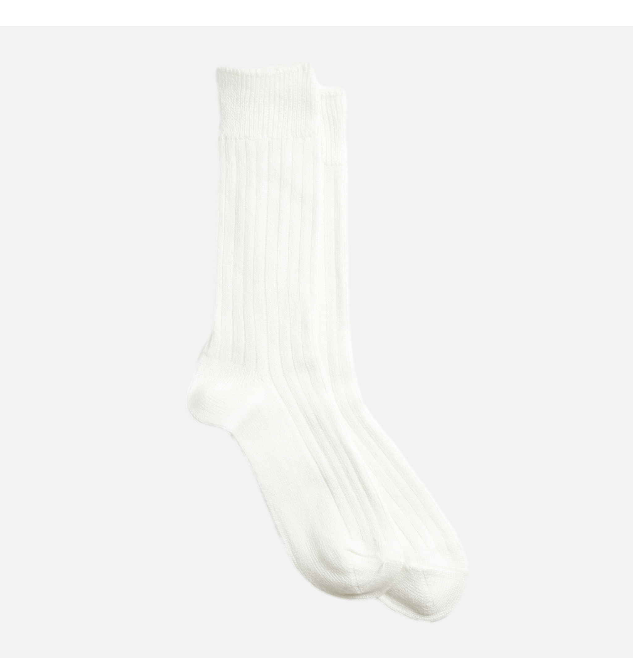 Rototo | Chaussettes  Linen Cotton Blanc | Royalcheese Paris