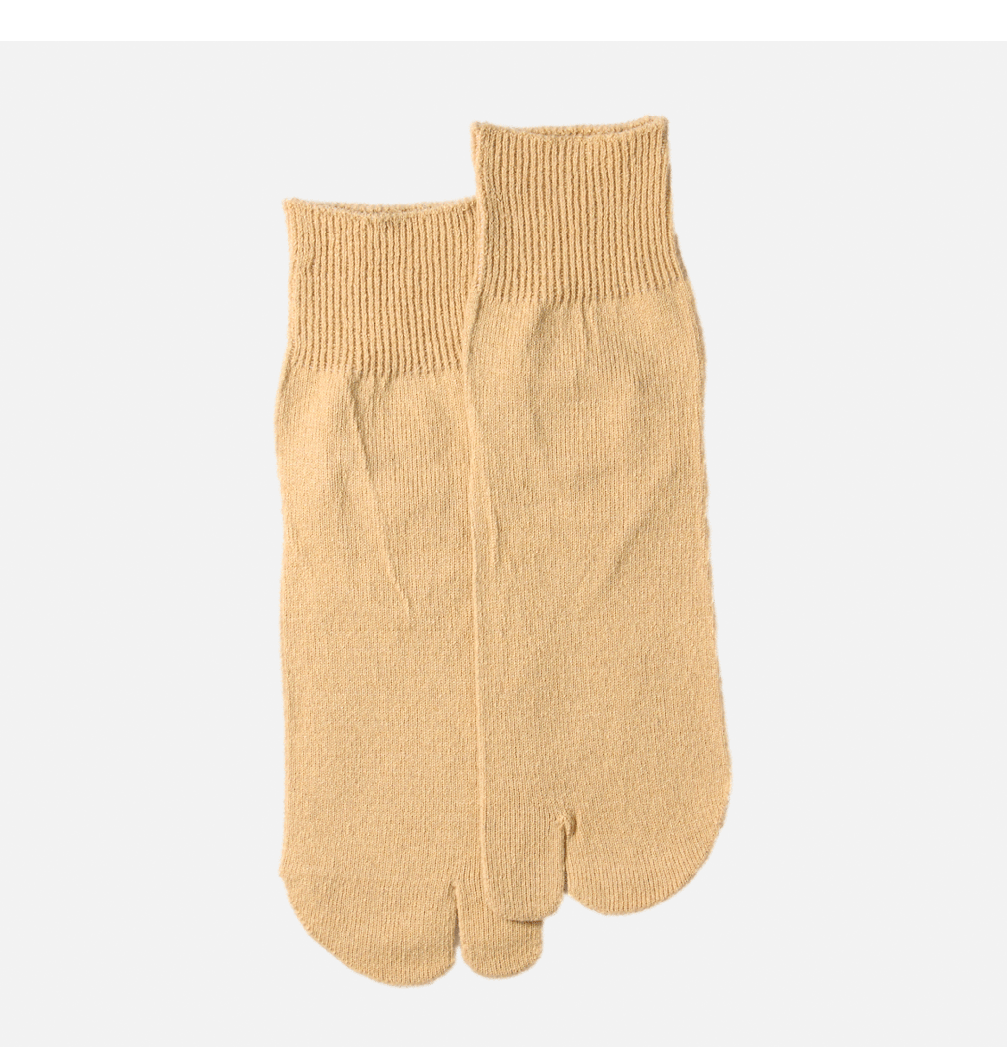 Rototo Chaussettes Tabi Beige