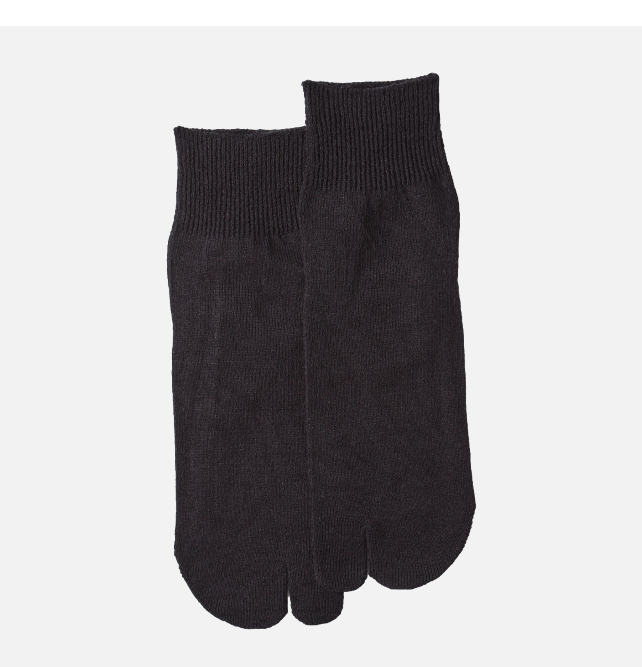 Rototo Chaussettes Tabi Noir