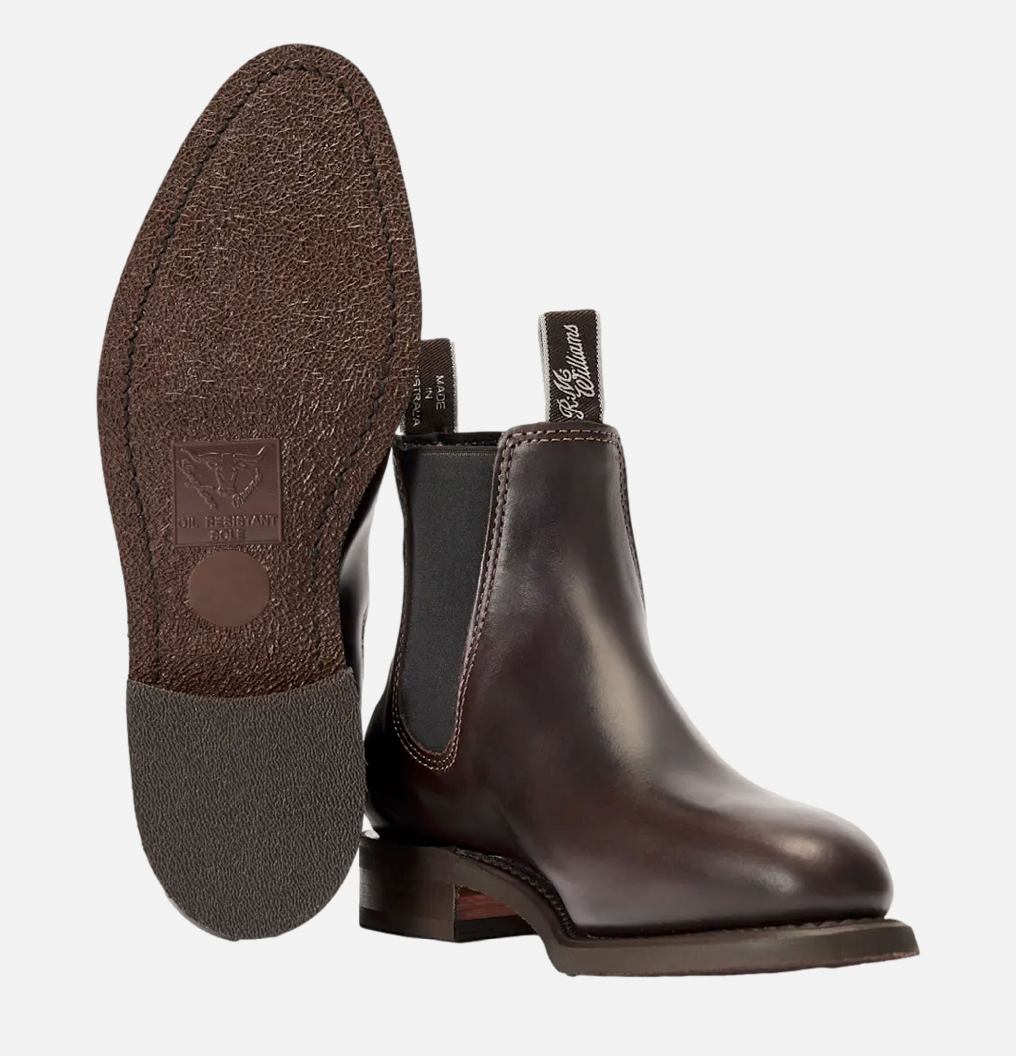 R.M. Williams Bottes Moriarty Chocolat