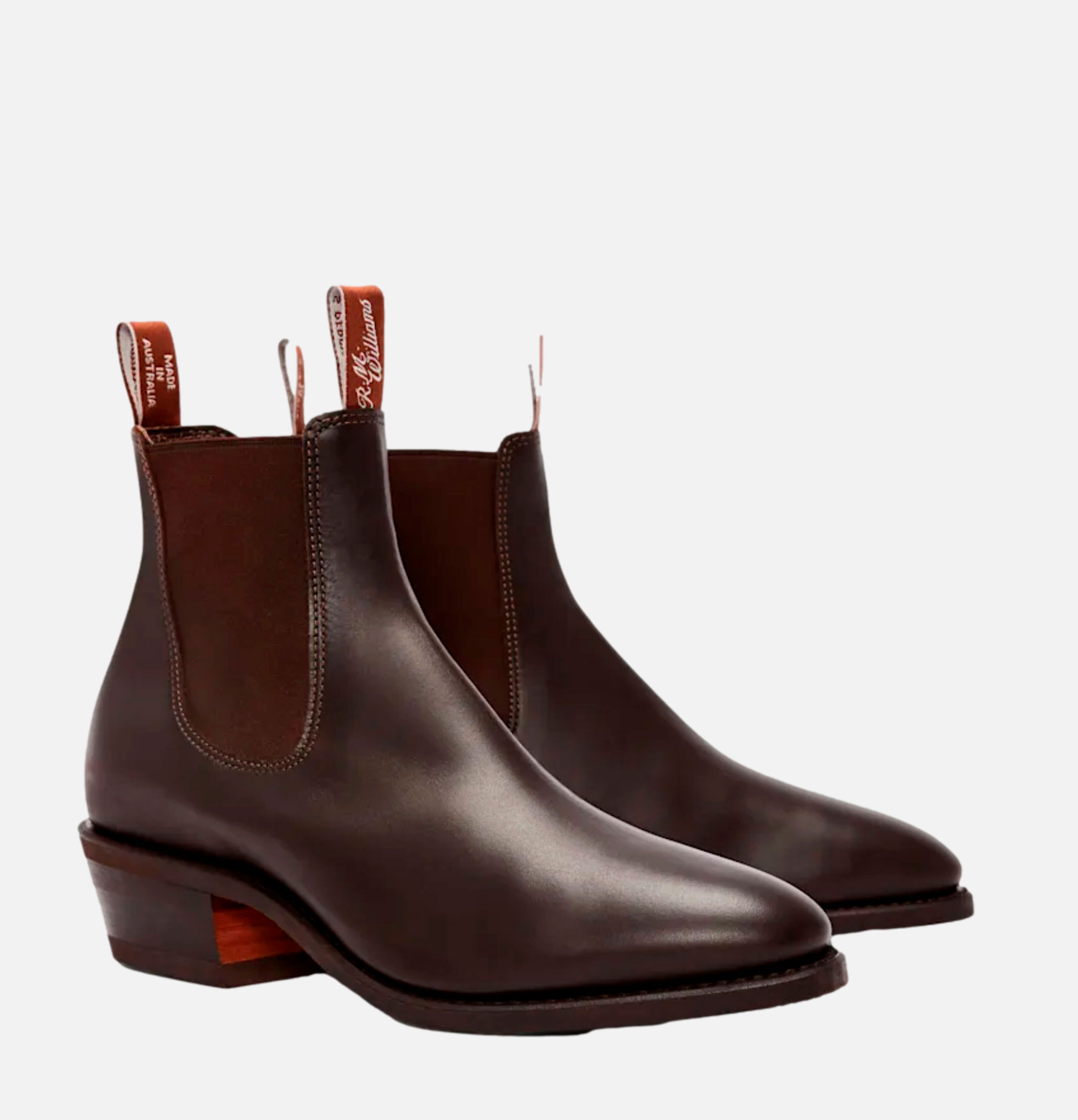R.M. Wiliams Bottes Confort Chelsea Chestnut