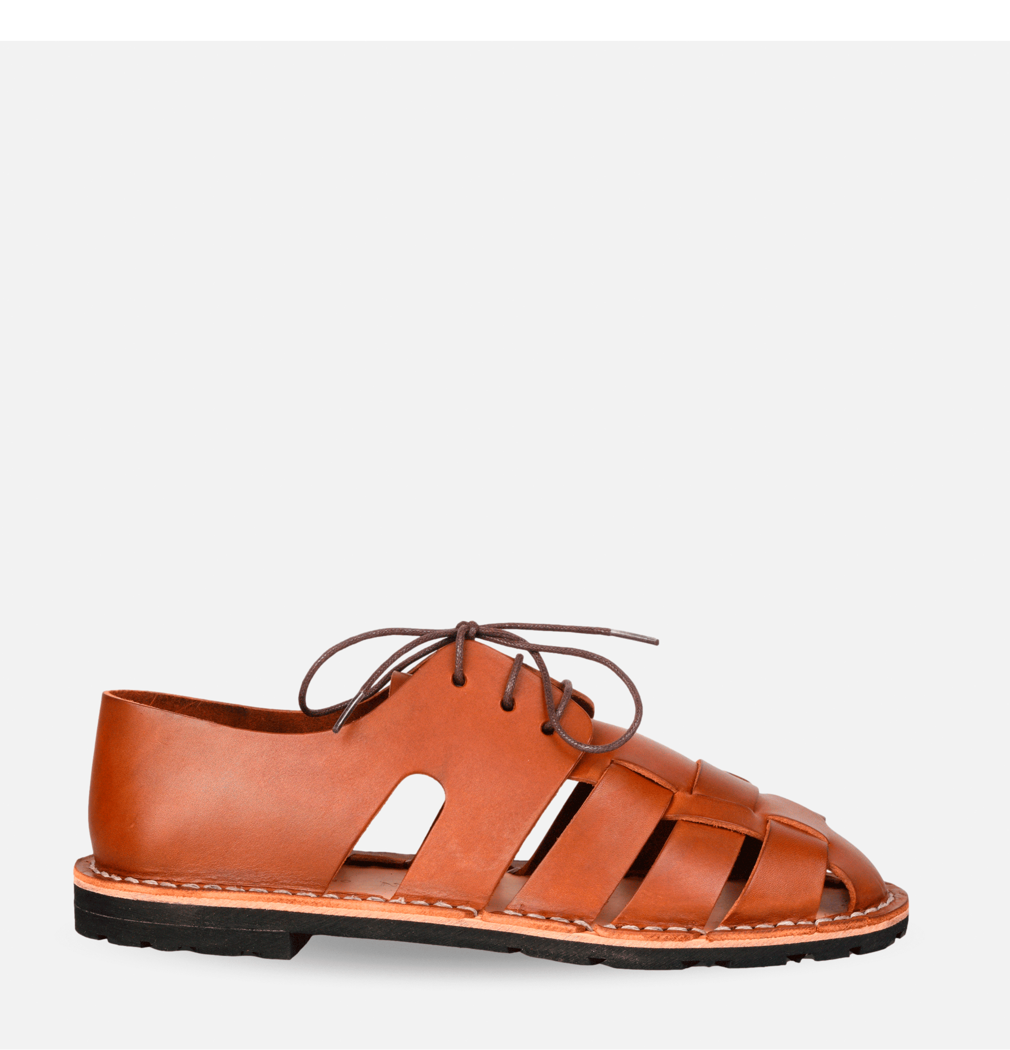 Steve Mono Artisanal Sandal Shoe Chocolate