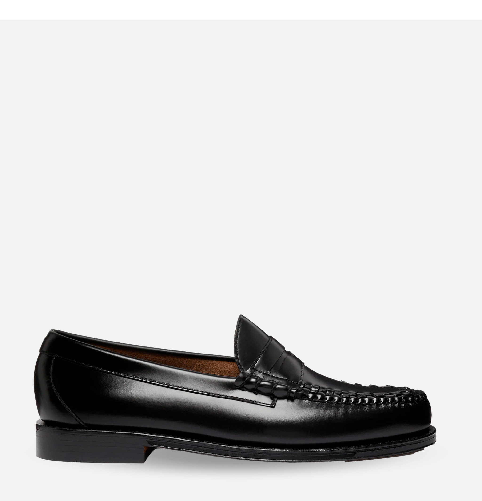 G.H Bass Chaussures Weejuns Weave Penny Loafer Noir