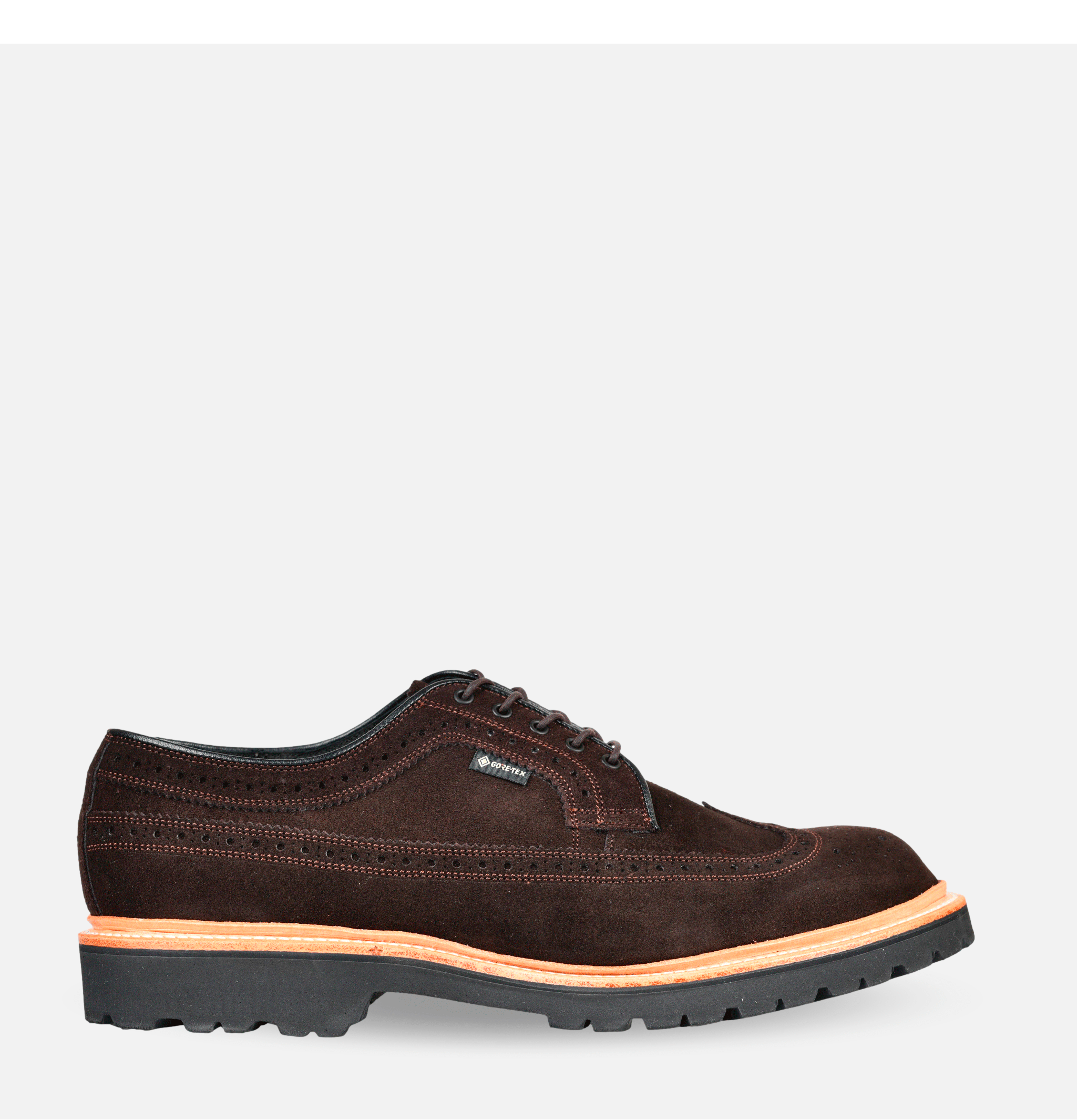 Regal Shoe & Co x Royalcheese Chaussures Wing Tip Suede Marron