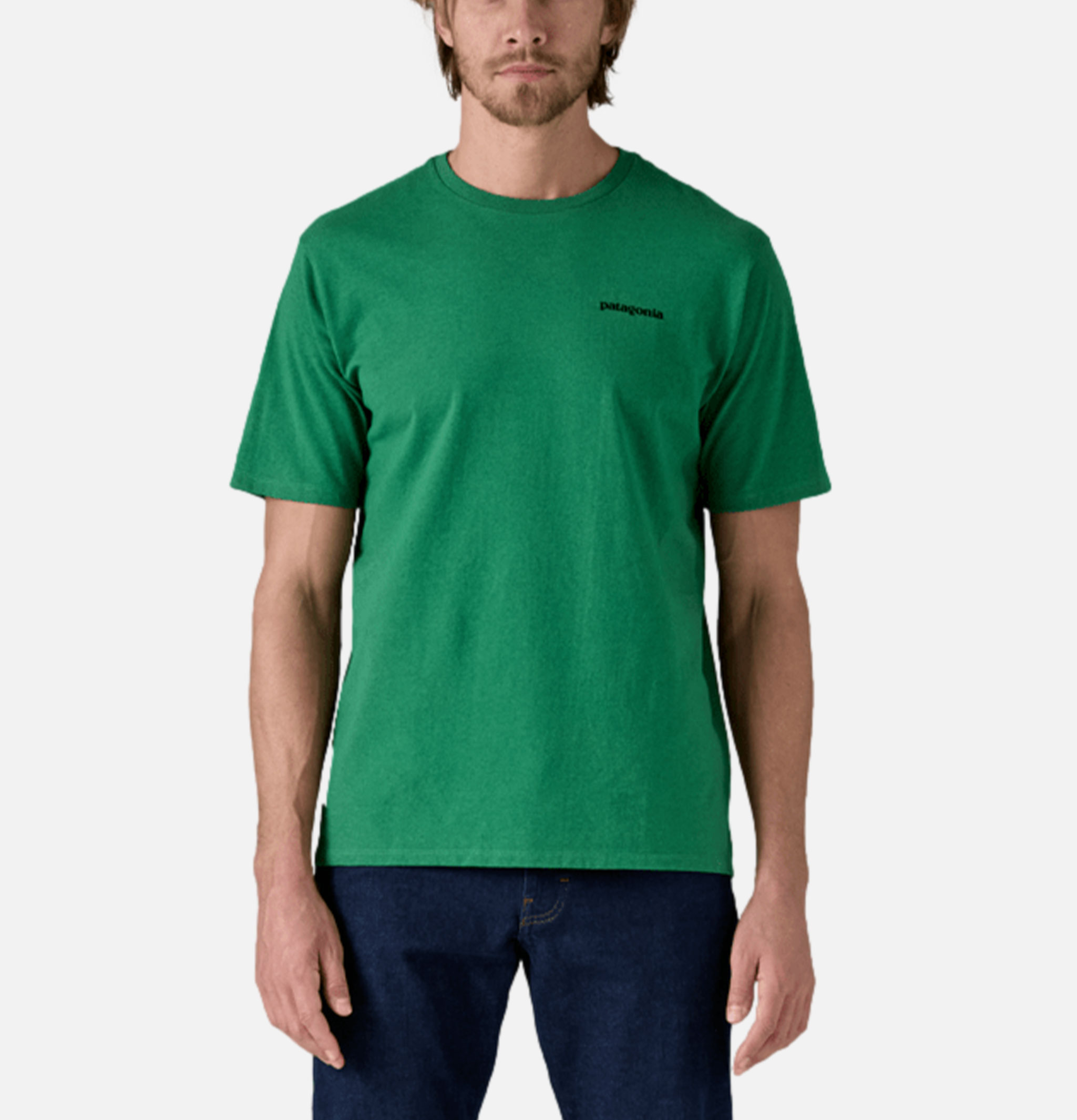 Patagonia T-Shirt P6 Logo Heartleaf Green