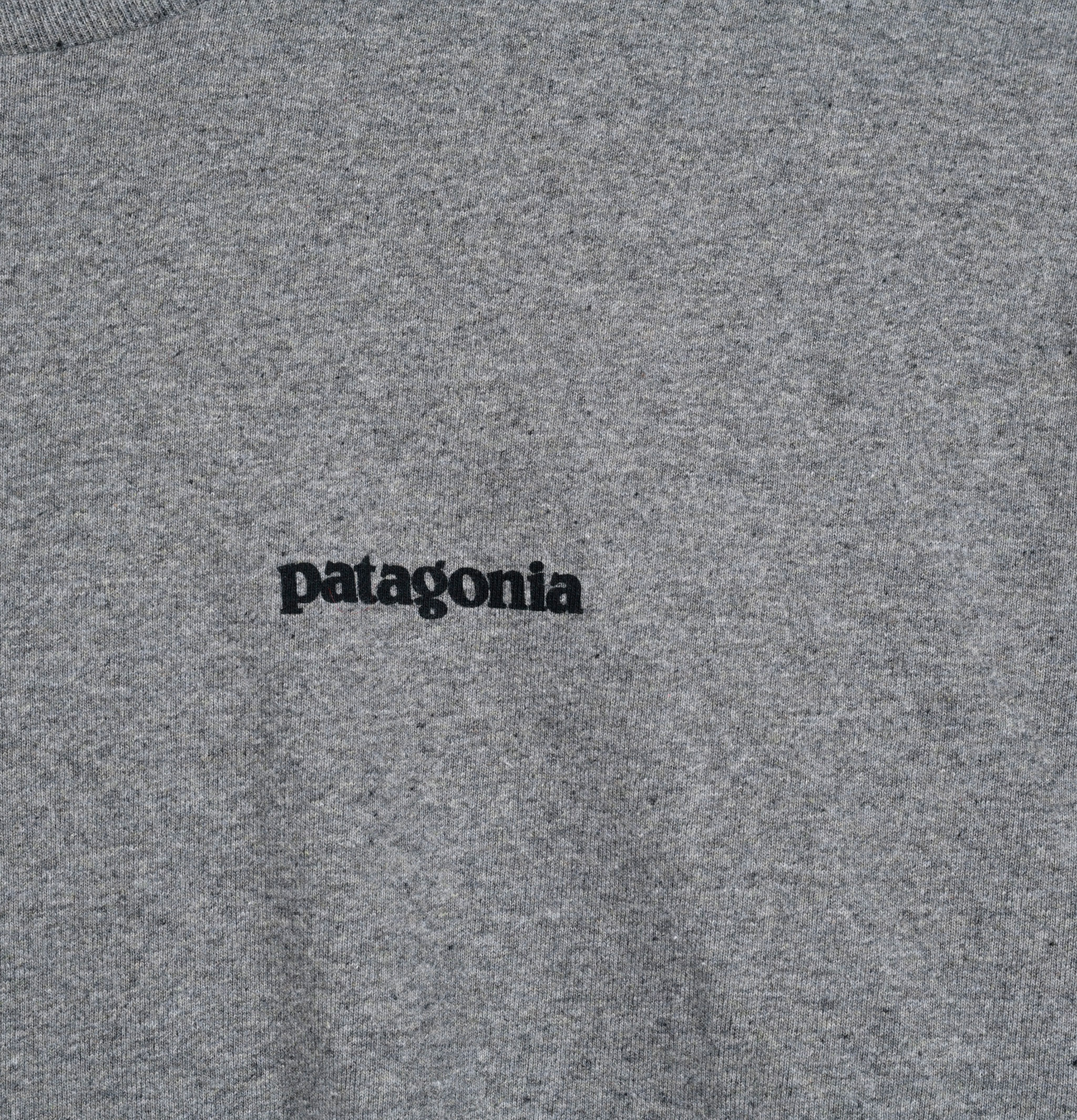 Patagonia T-Shirt P6 Logo LS Gris