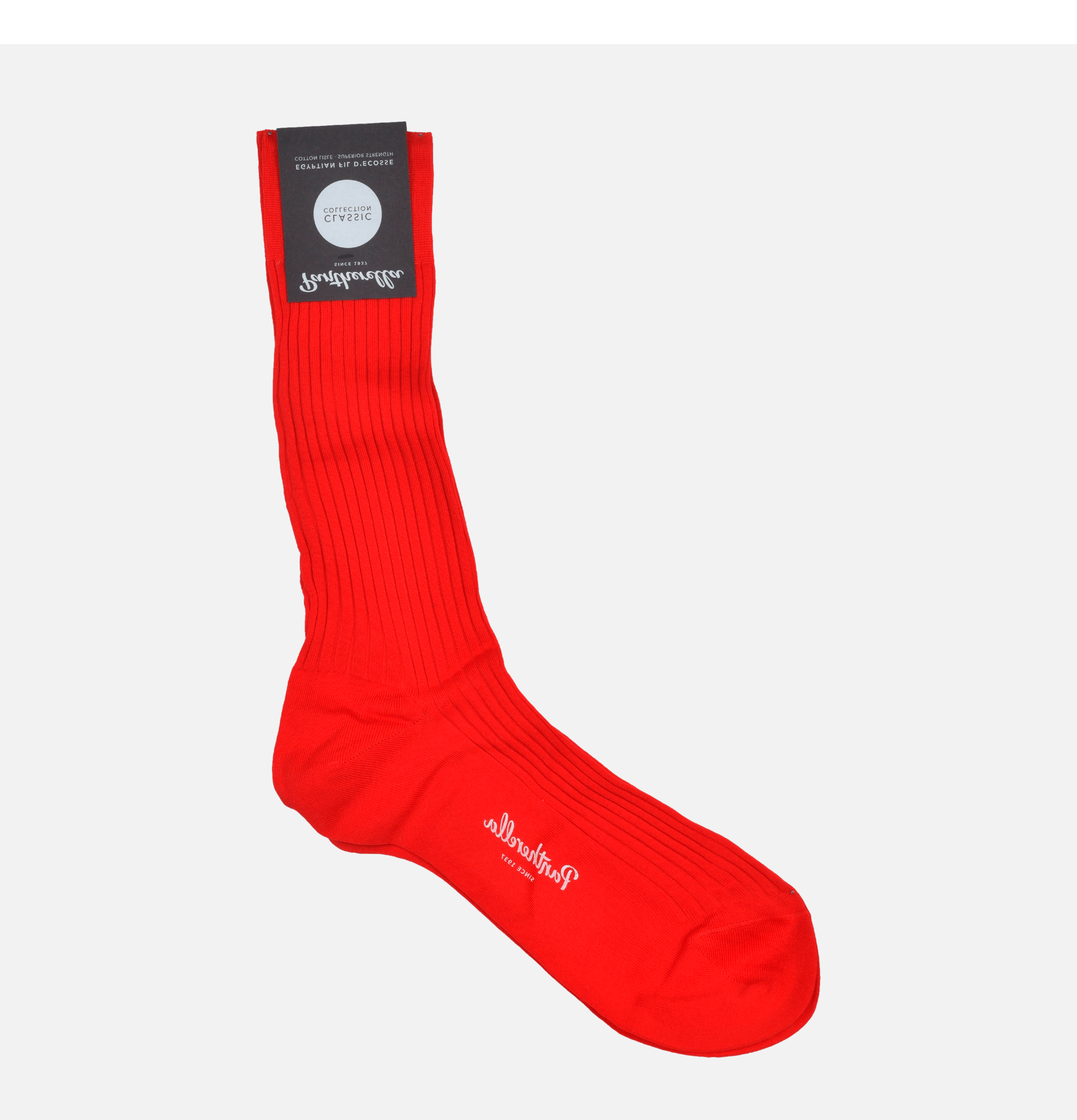 Pantherella Chaussettes Danvers Rouge