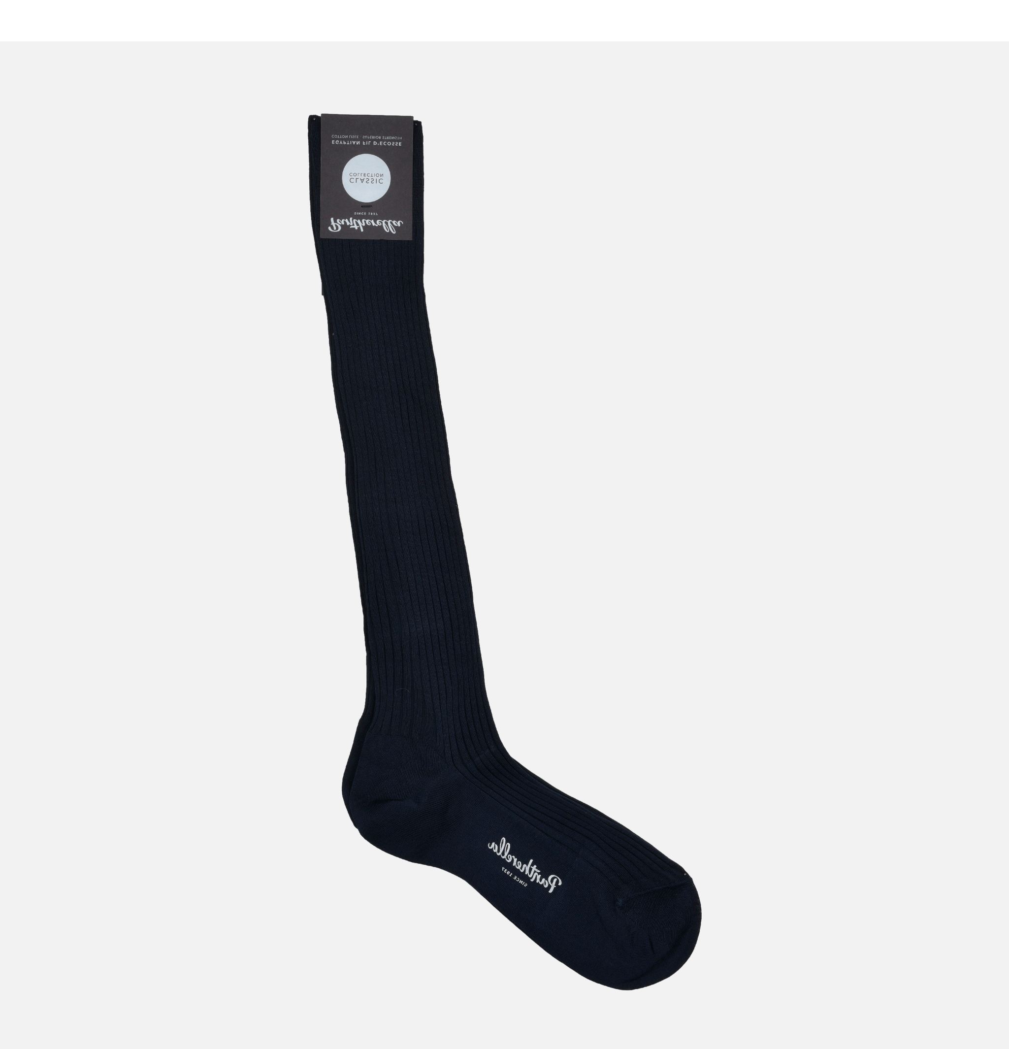 Pantherella Chaussettes Danvers Navy Long