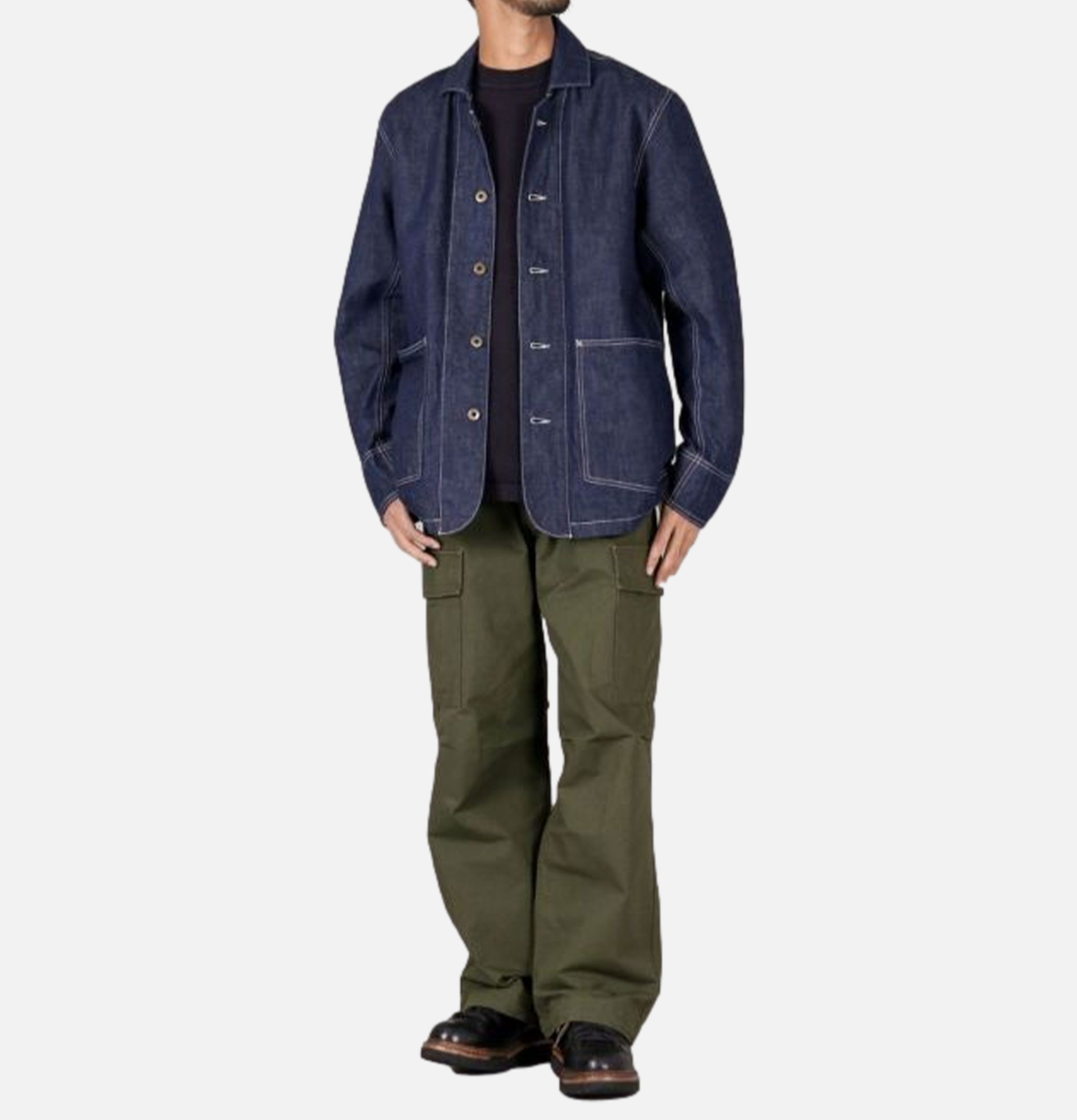 Japan Blue Jeans 10 Oz Military Denim Sack Coat