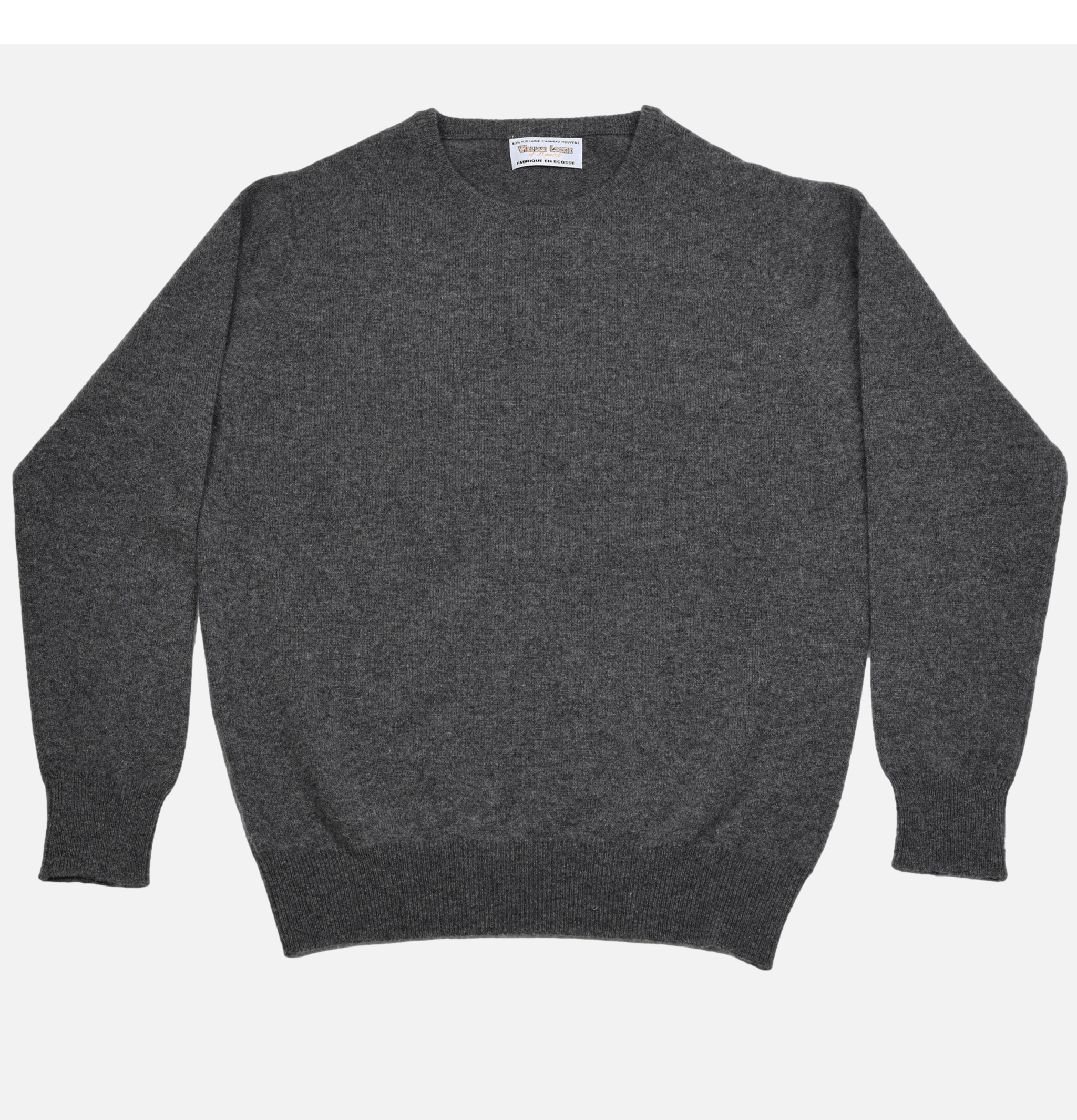 William Lockie Pull Col Rond Charcoal