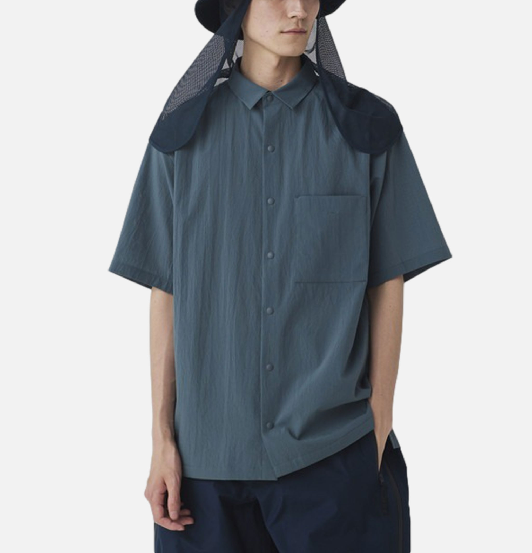 Snow Peak Chemise Breathable Quick Dry Bleu