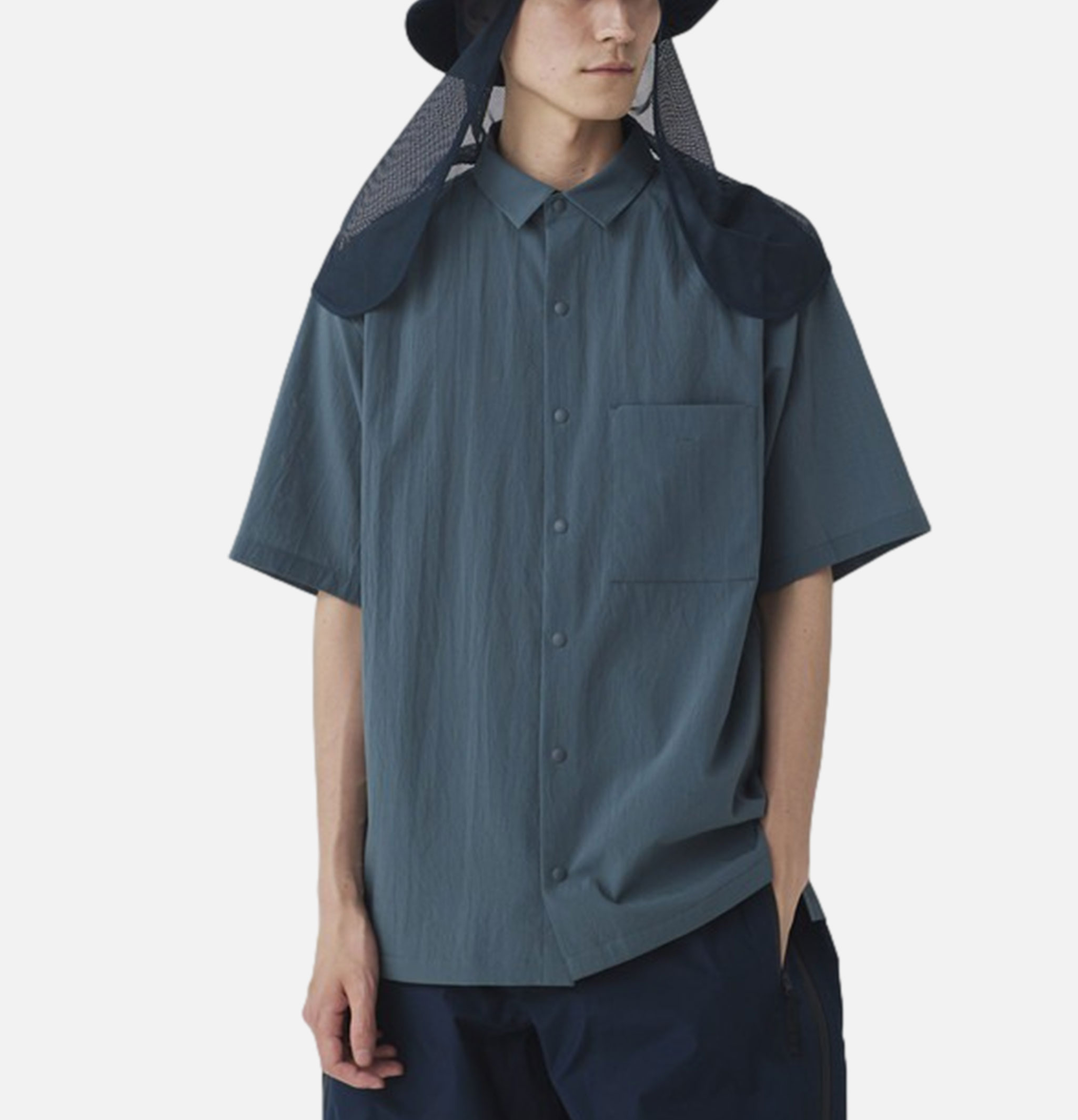 Snow Peak Chemise Breathable Quick Dry Bleu