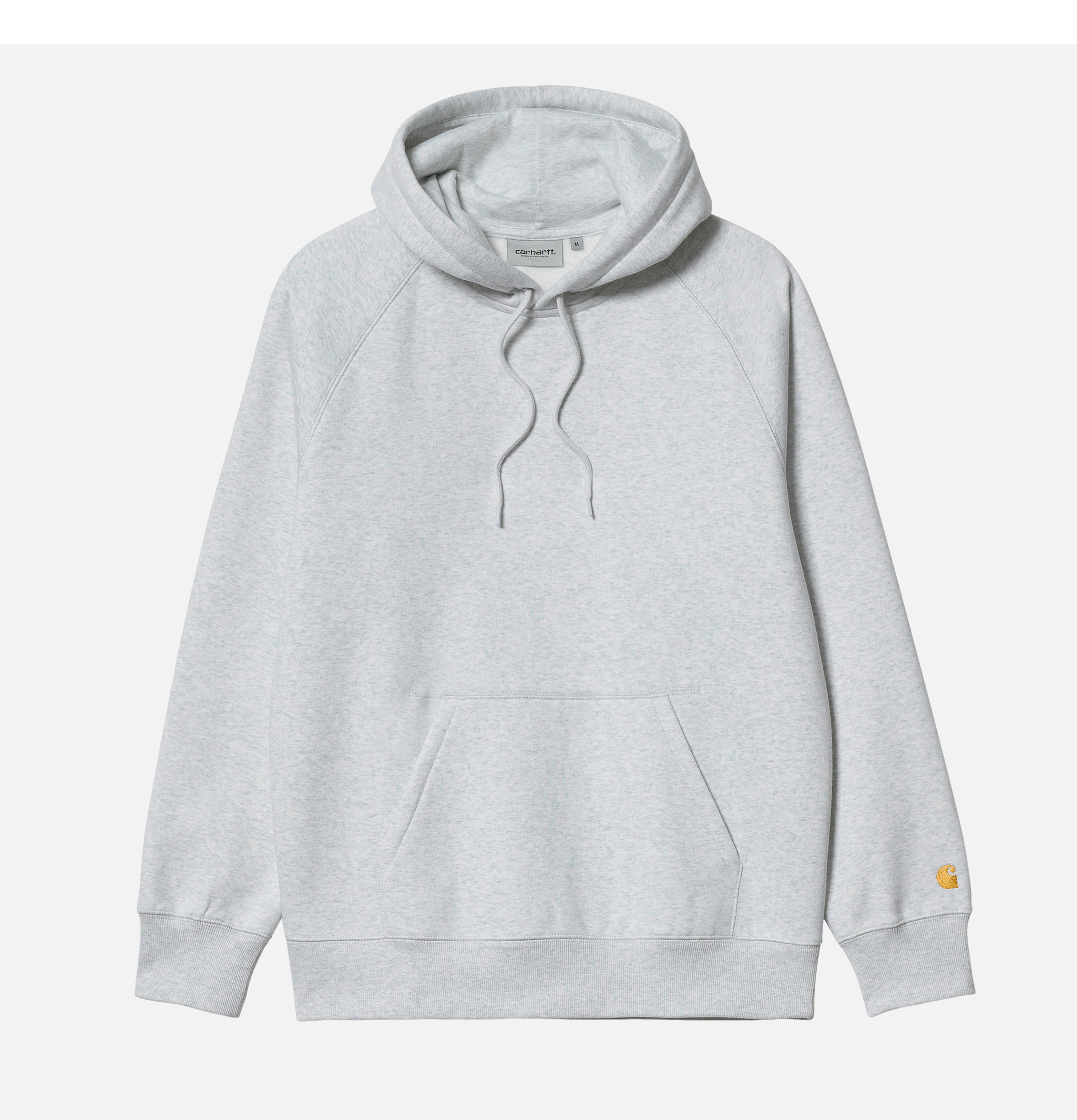 Carhartt WIP Sweatshirt Hooded Chase Ash Heather