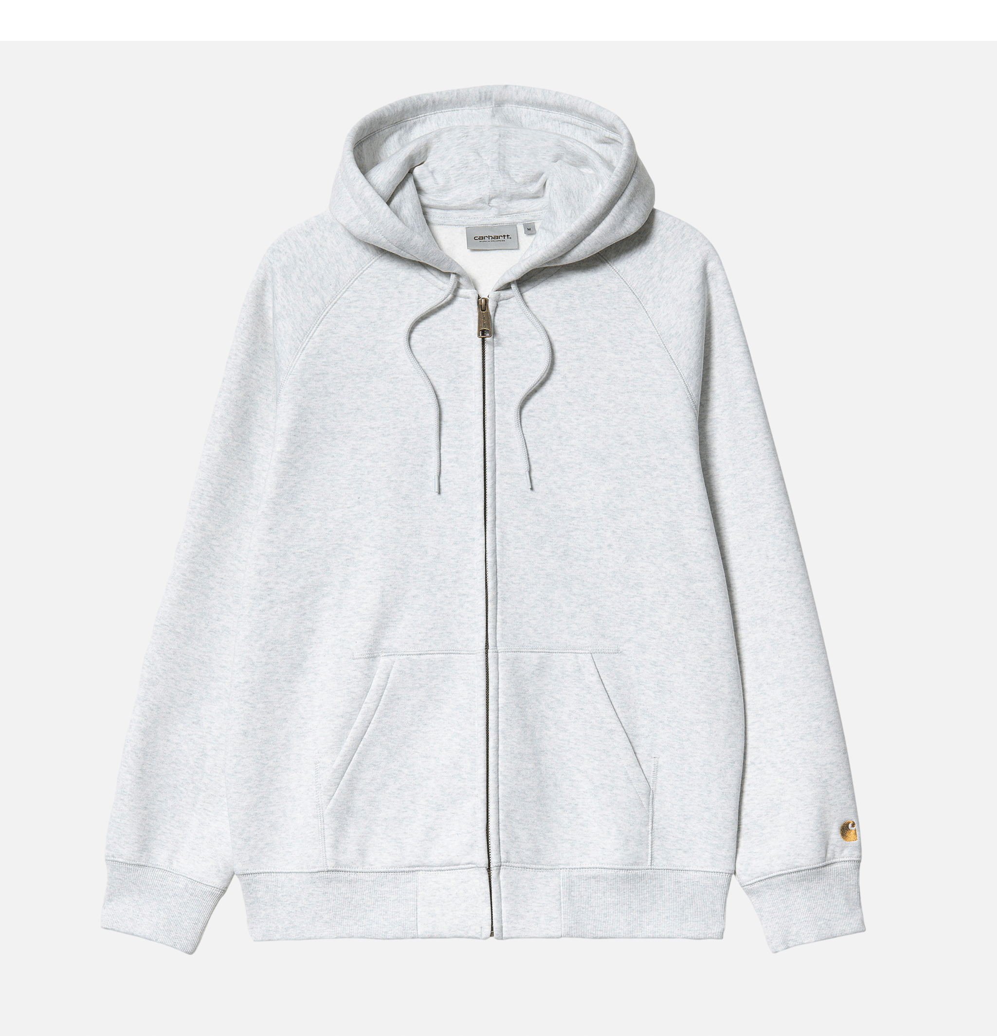Carhartt WIP Sweatshirt Hooded Chase Jacket Ash Heather
