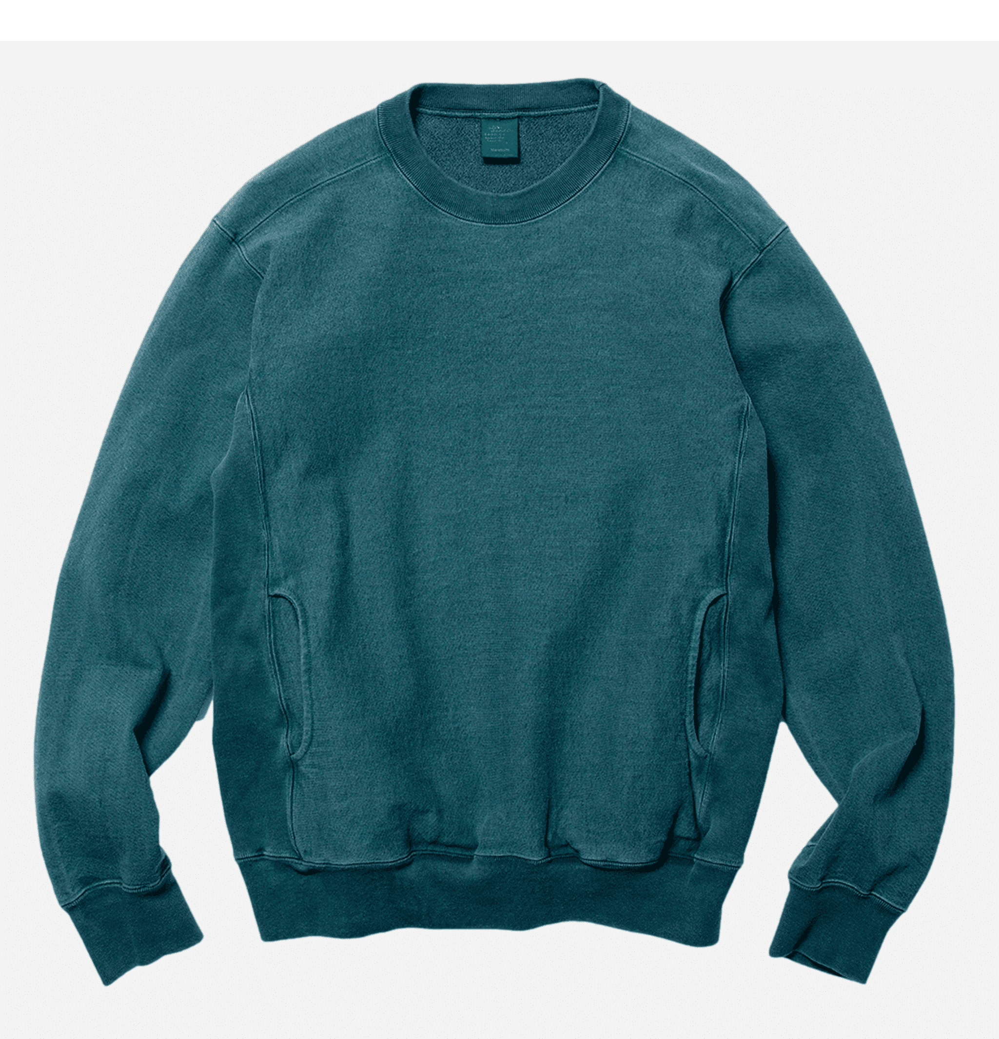 Good On Japan Sweat Heavy Crew Slate Grey.