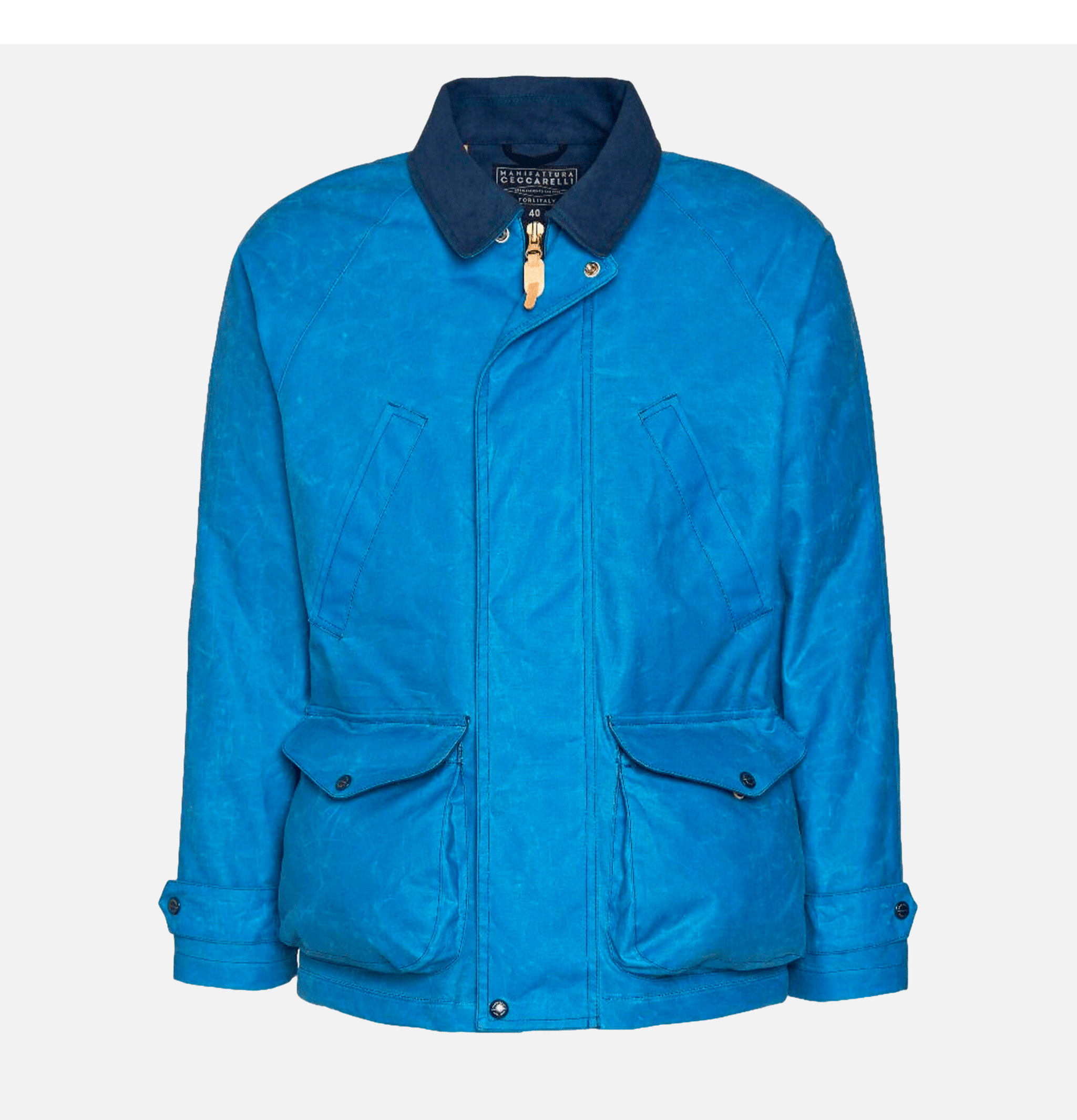 Manifattura Ceccareli Blouson Caban Mid Blue