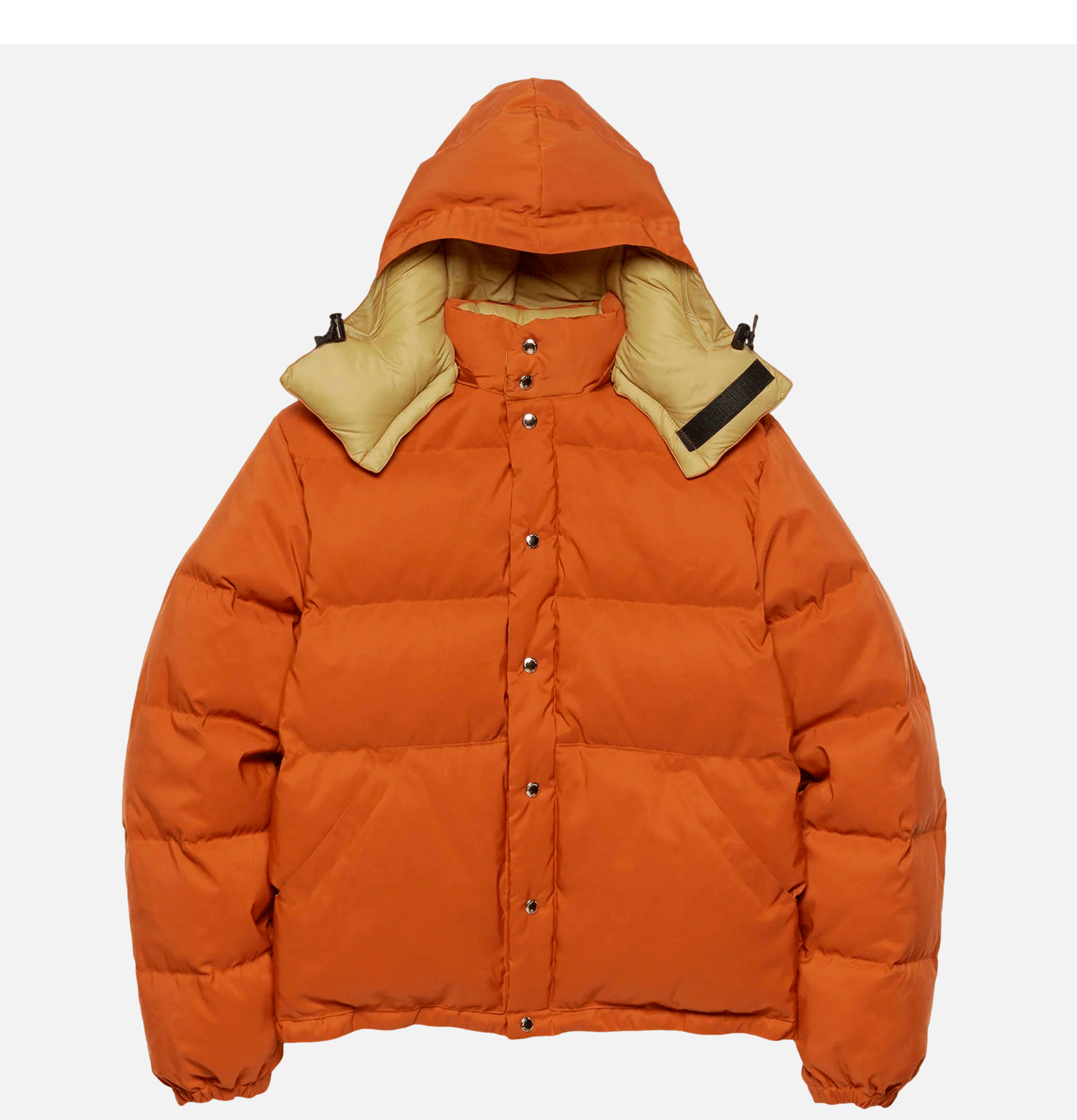 Crescent Down Works  Blouson Down Sweater Jacket Rust
