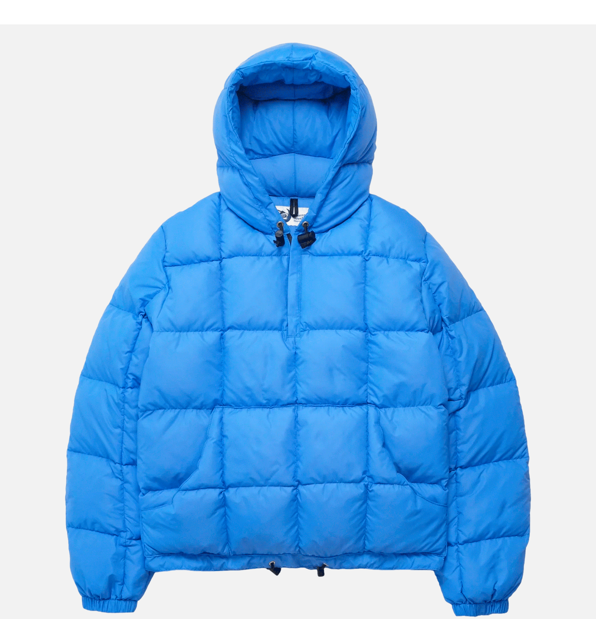 Crescent Down Works Down Pull Over Sweater Royal