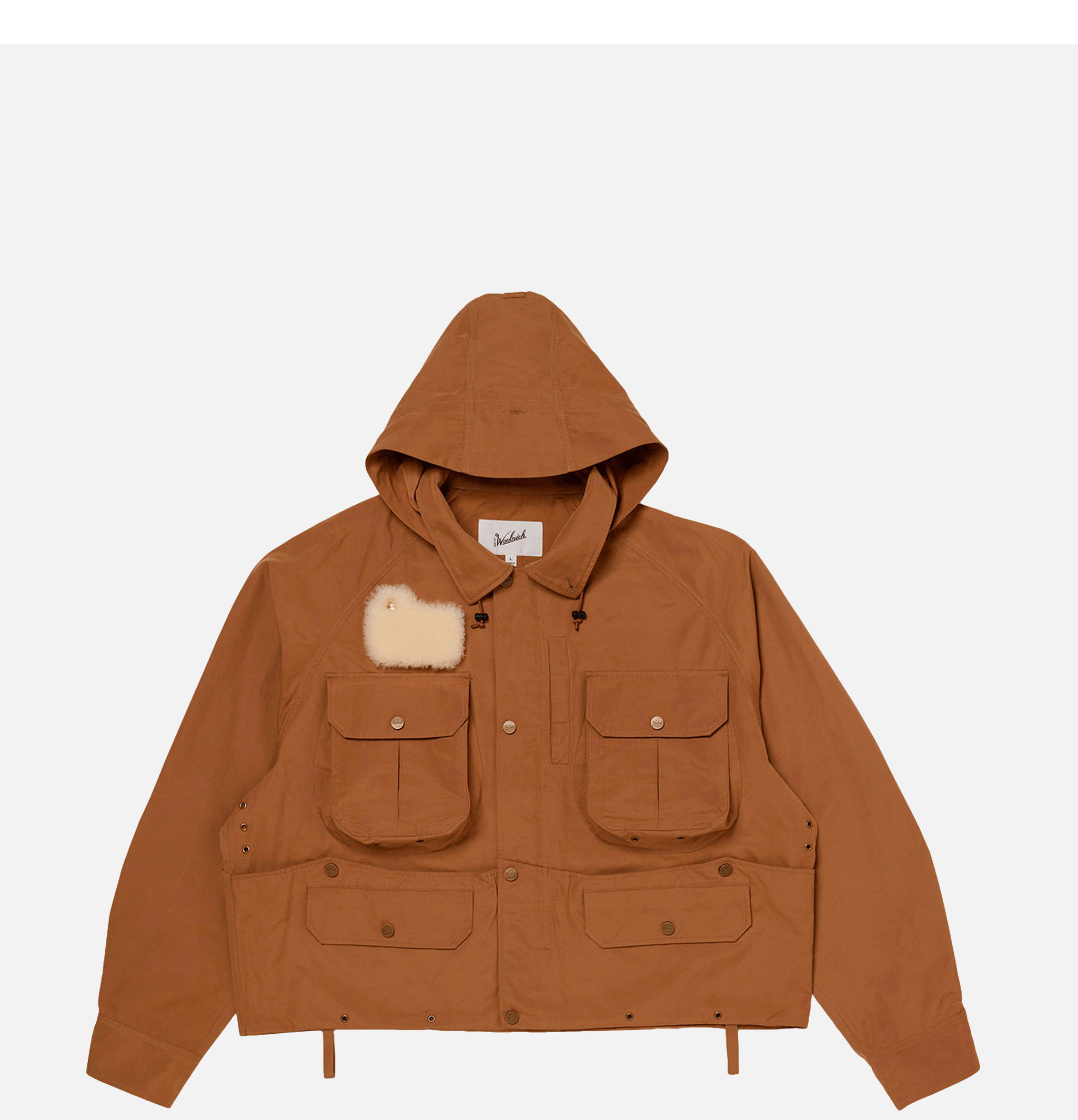 Woolrich Veste de pêche classique beige