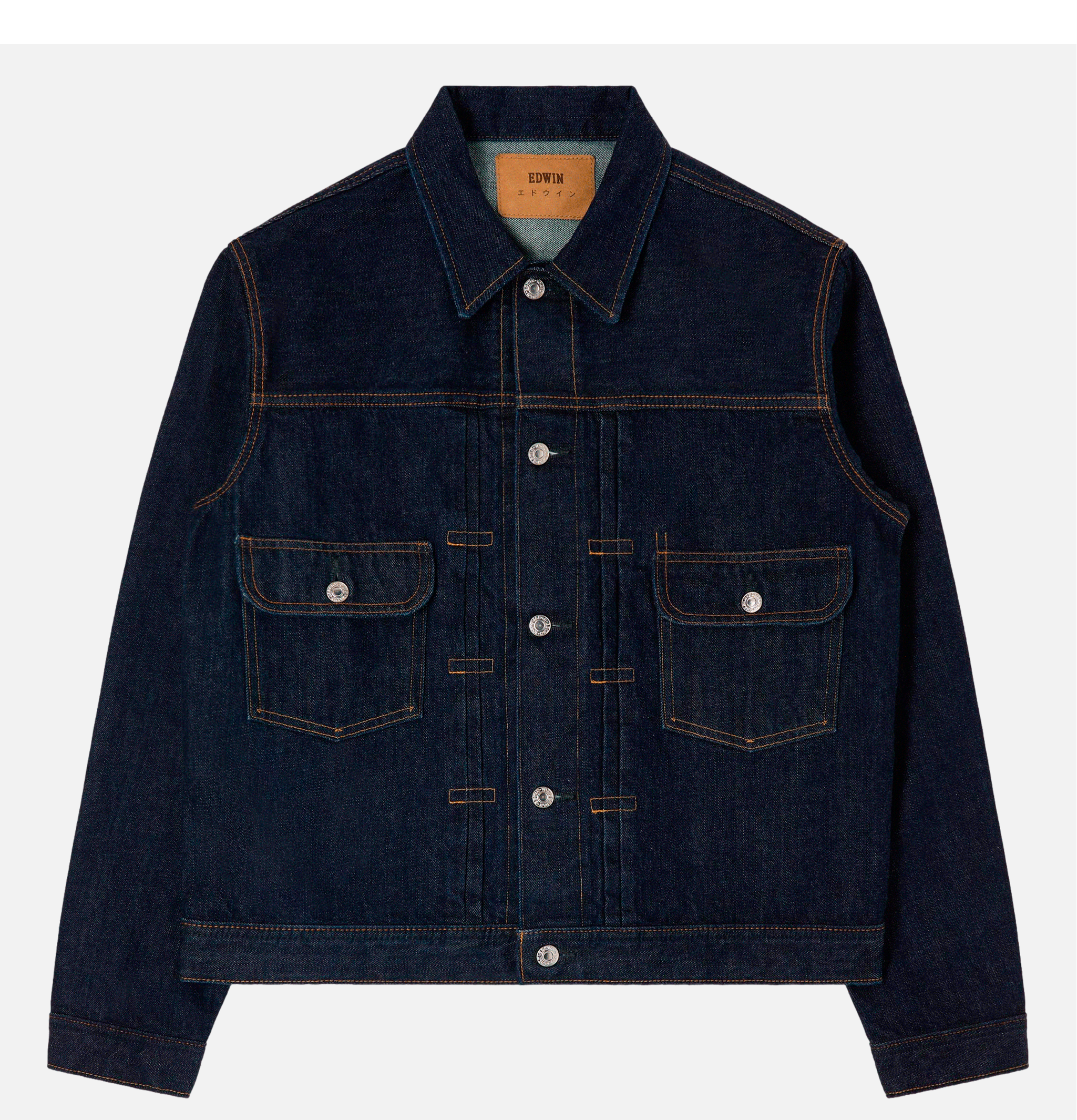 Edwin Veste en Jean 14oz Kurabo Recycle Denim Red Selvage