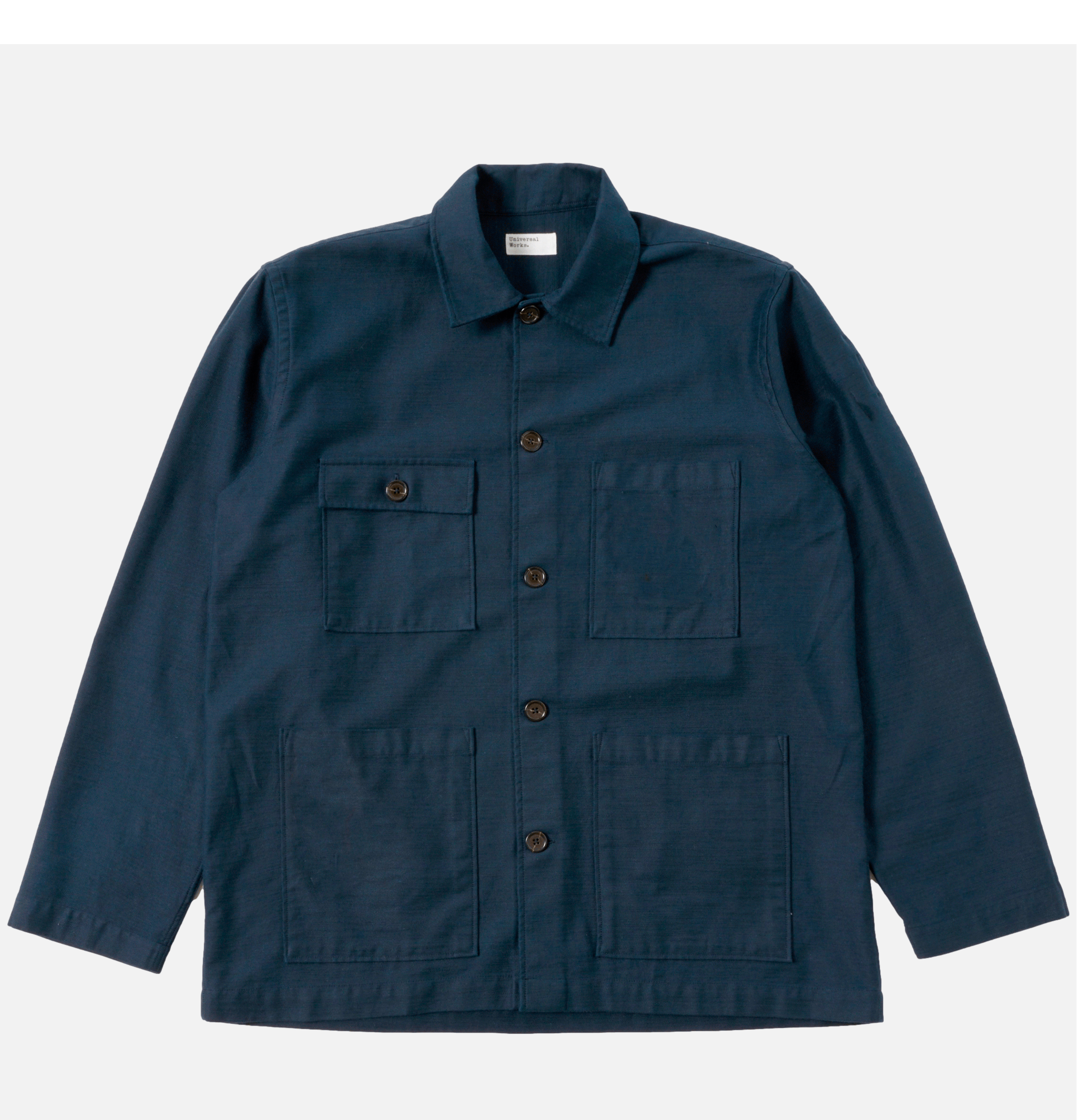 Universal Works Veste Dockside Jkt Slub Sateen Navy