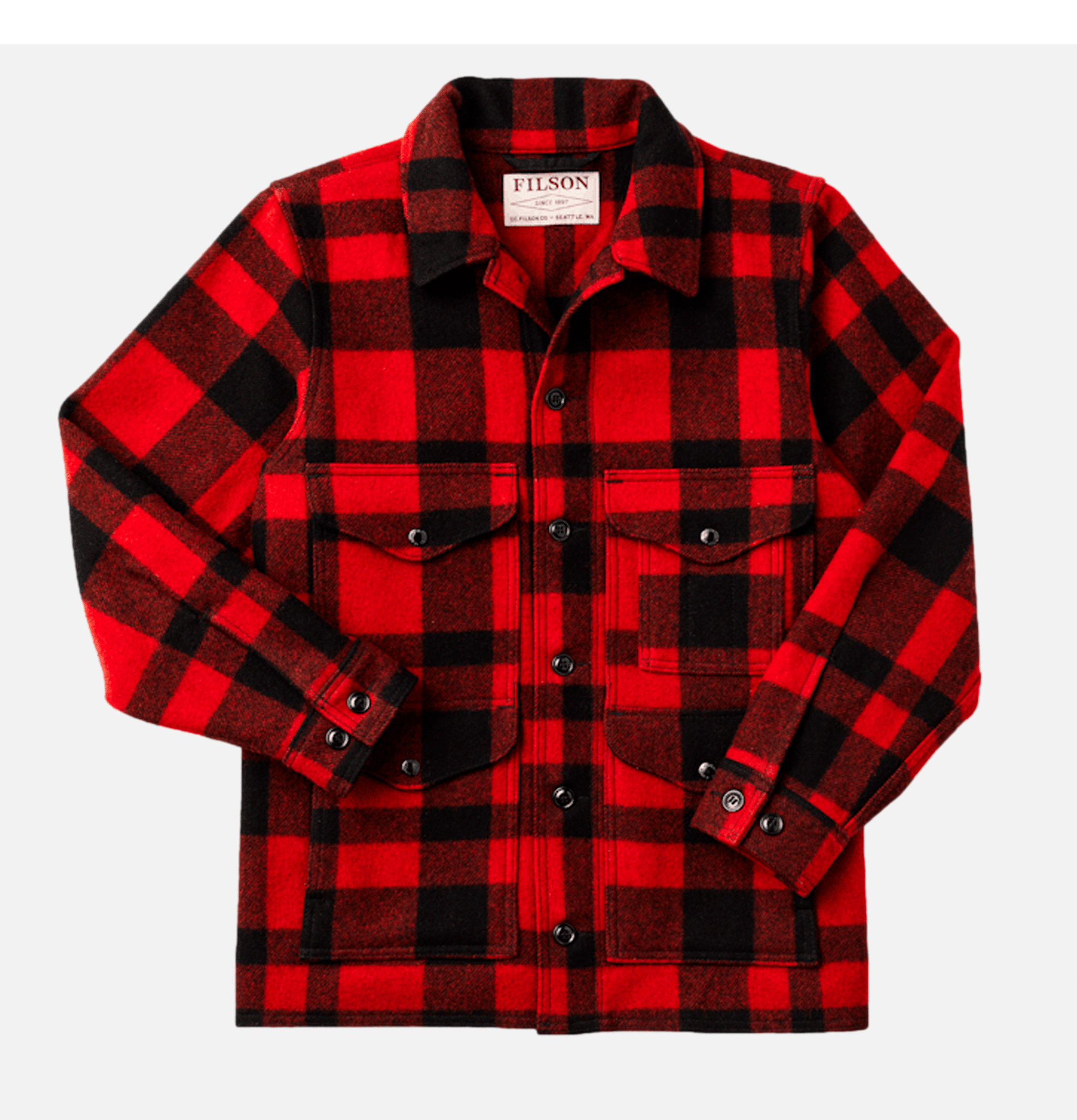 Filson Blouson Mackinaw Cruiser 10043 Red/Black.