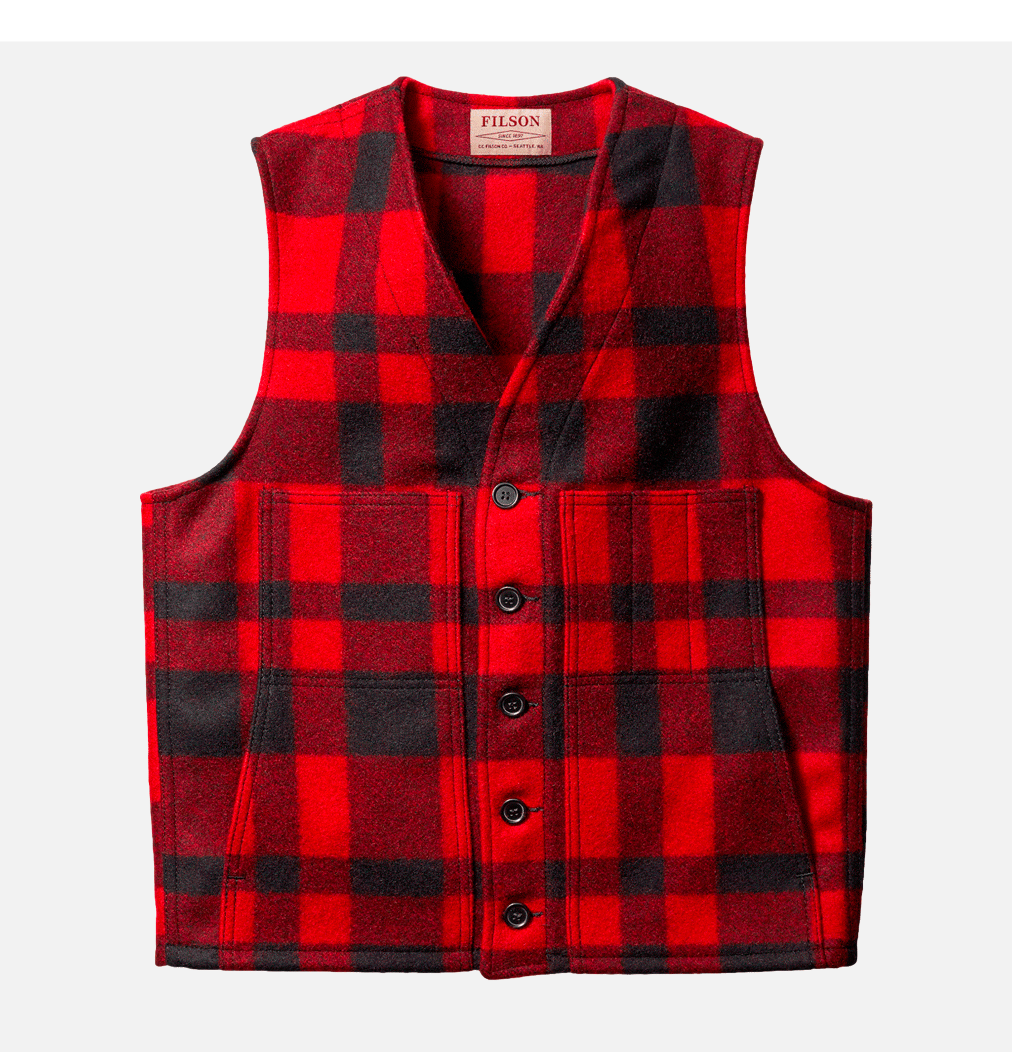 Filson Mackinaw Cruiser 10055 Red Black