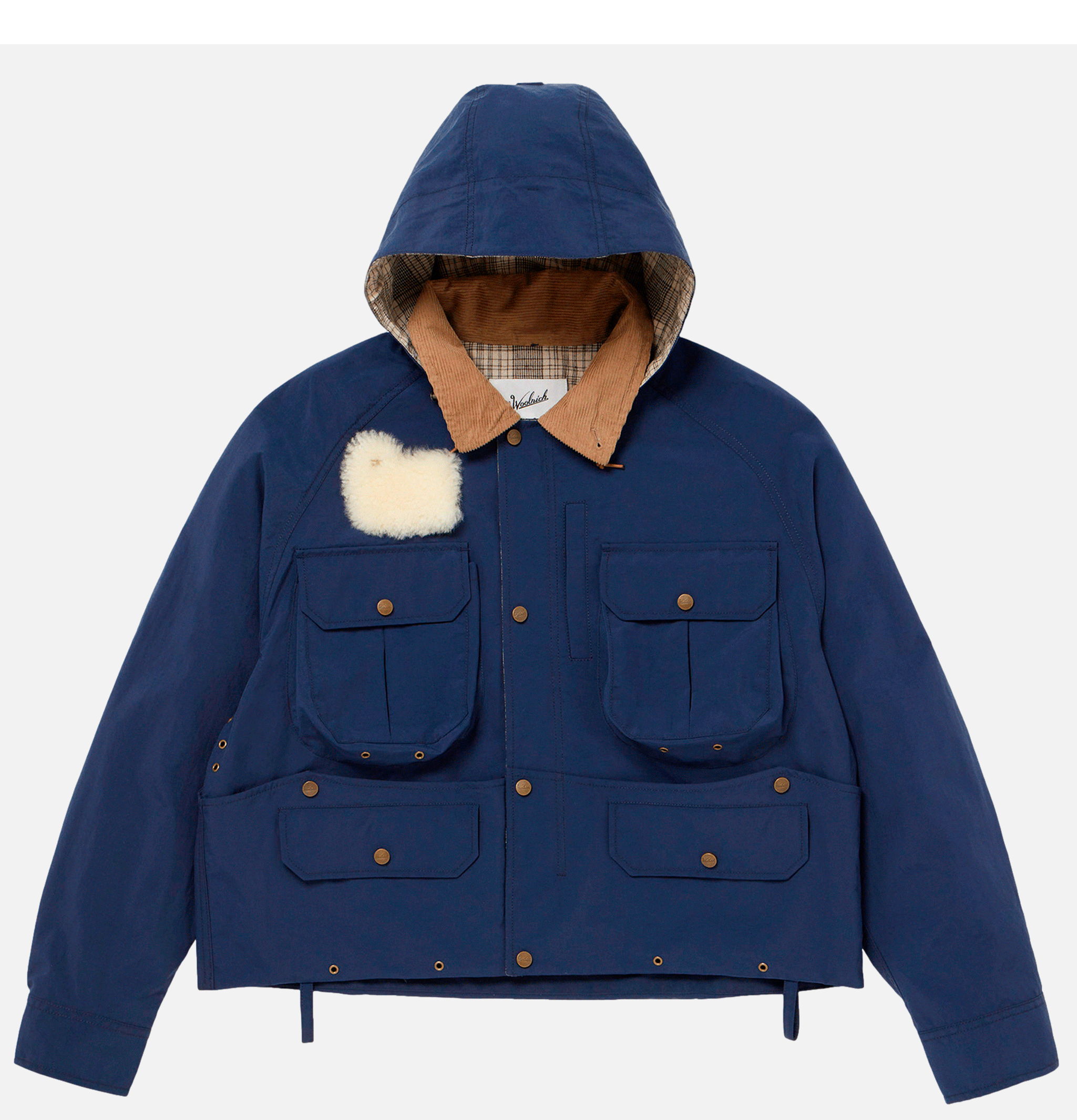 Woolrich | Recycle Nylon Oxford Jkt Navy | Royalcheese Paris