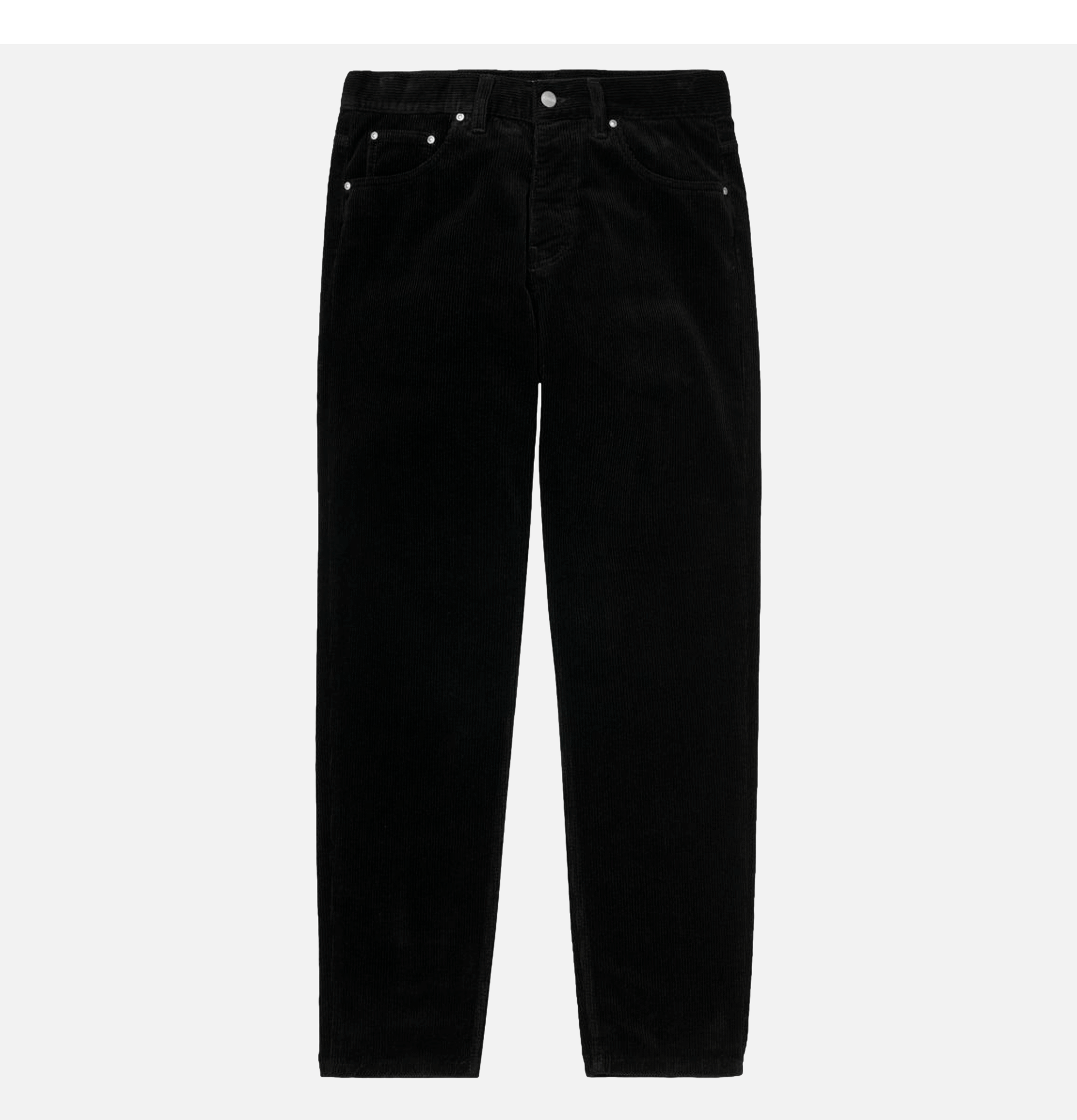 CARHARTT WIP Pantalon Newel Cord Dark Black