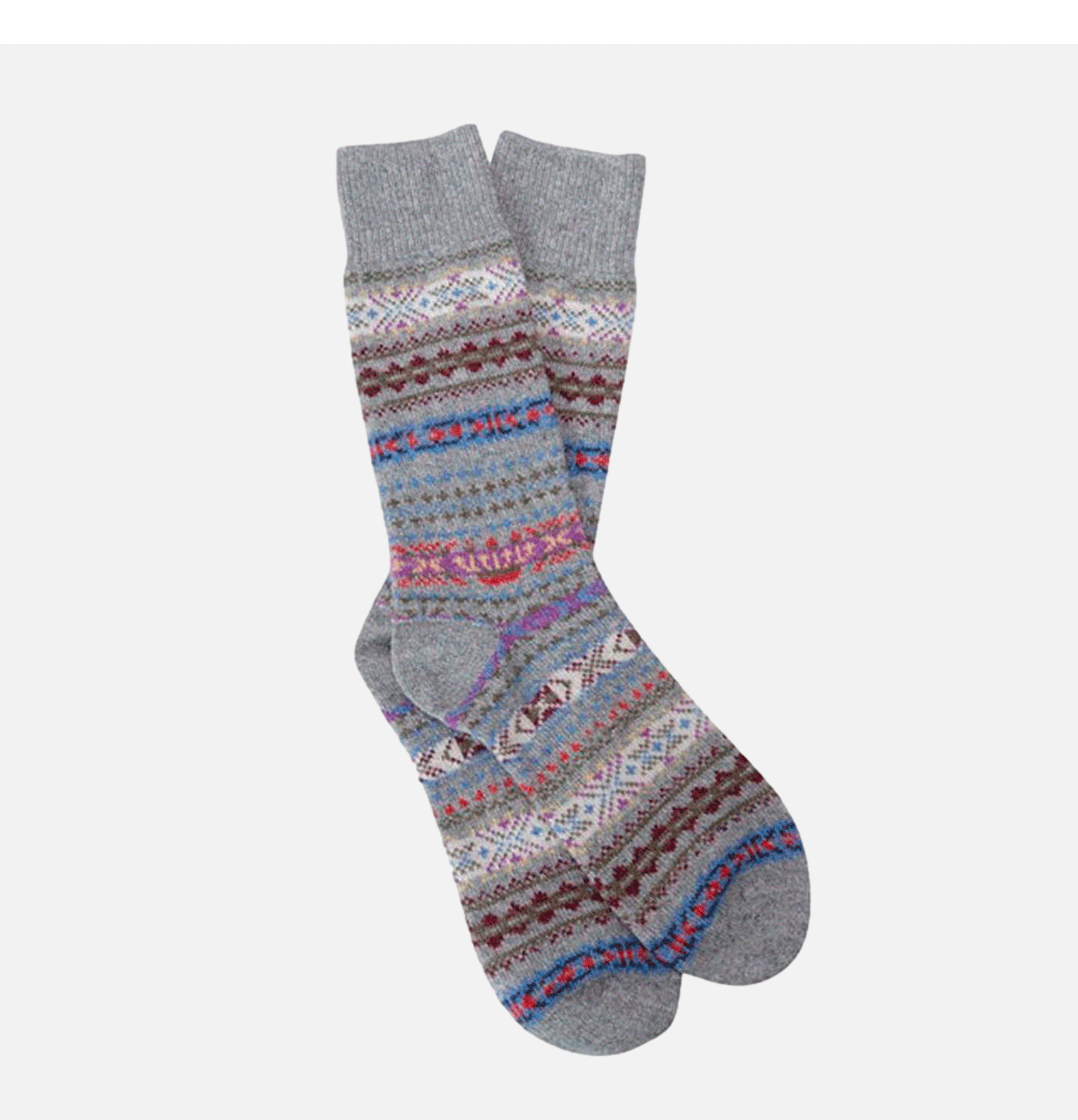 Barbour Chaussettes Boyd Gris