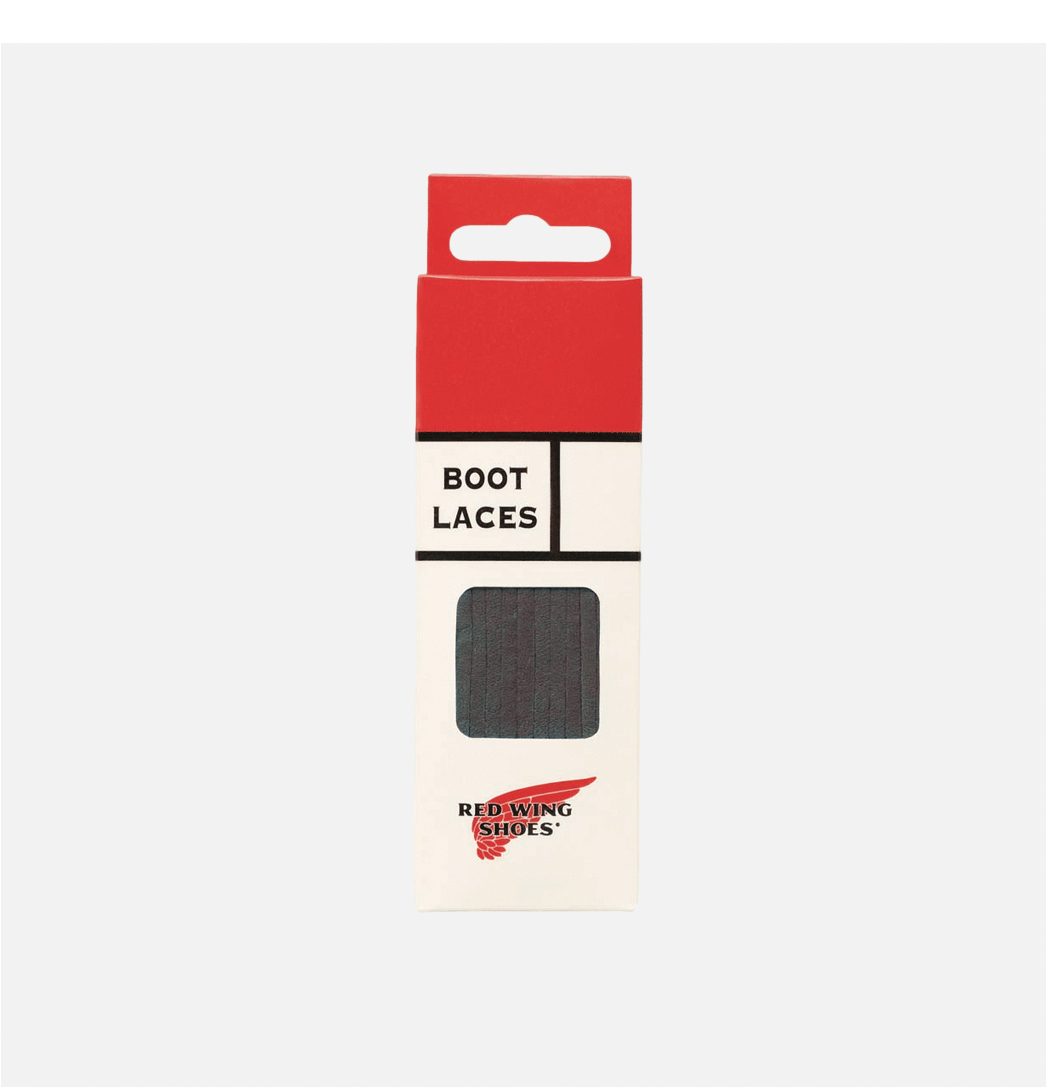 Red Wing Shoes Waxed Laces Black;