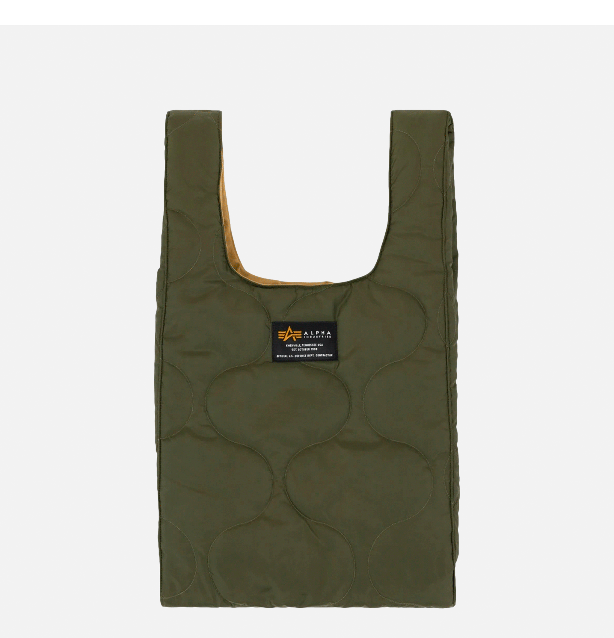 Alpha Industries Shopper Bag Réversible Olive
