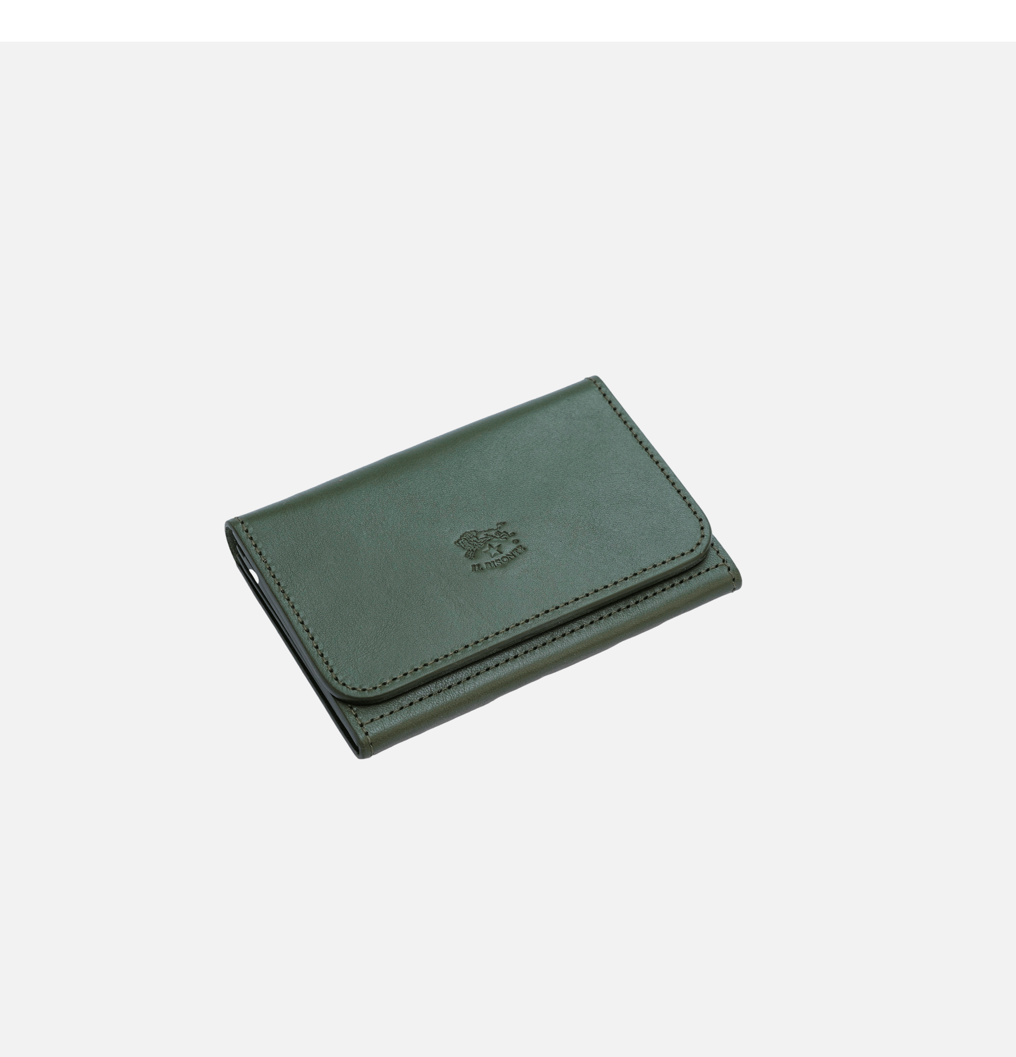 Il Bisonte Porte-cartes Vert