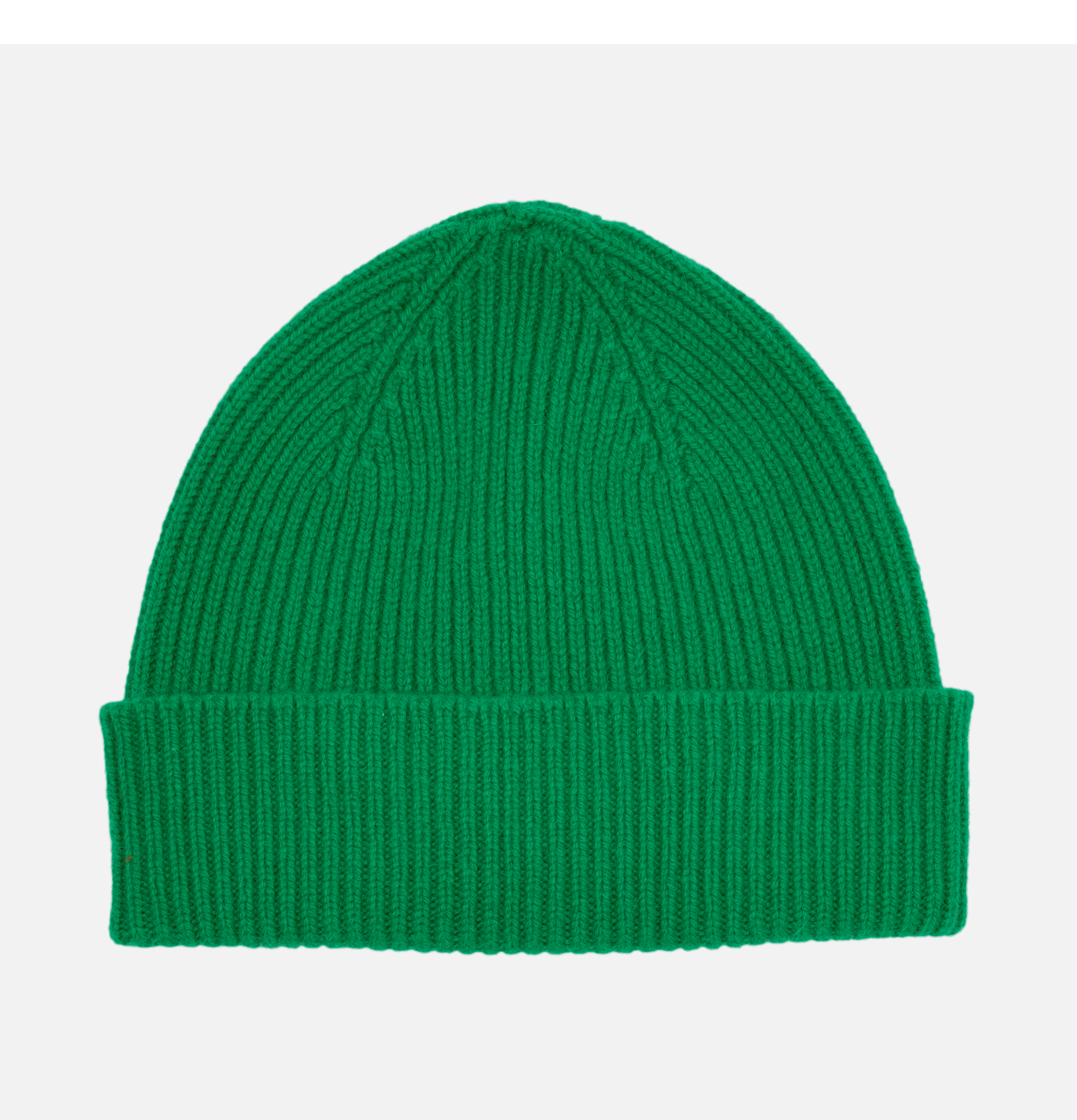 Robert Mackie Bonnet en Laine Barra Spinach.