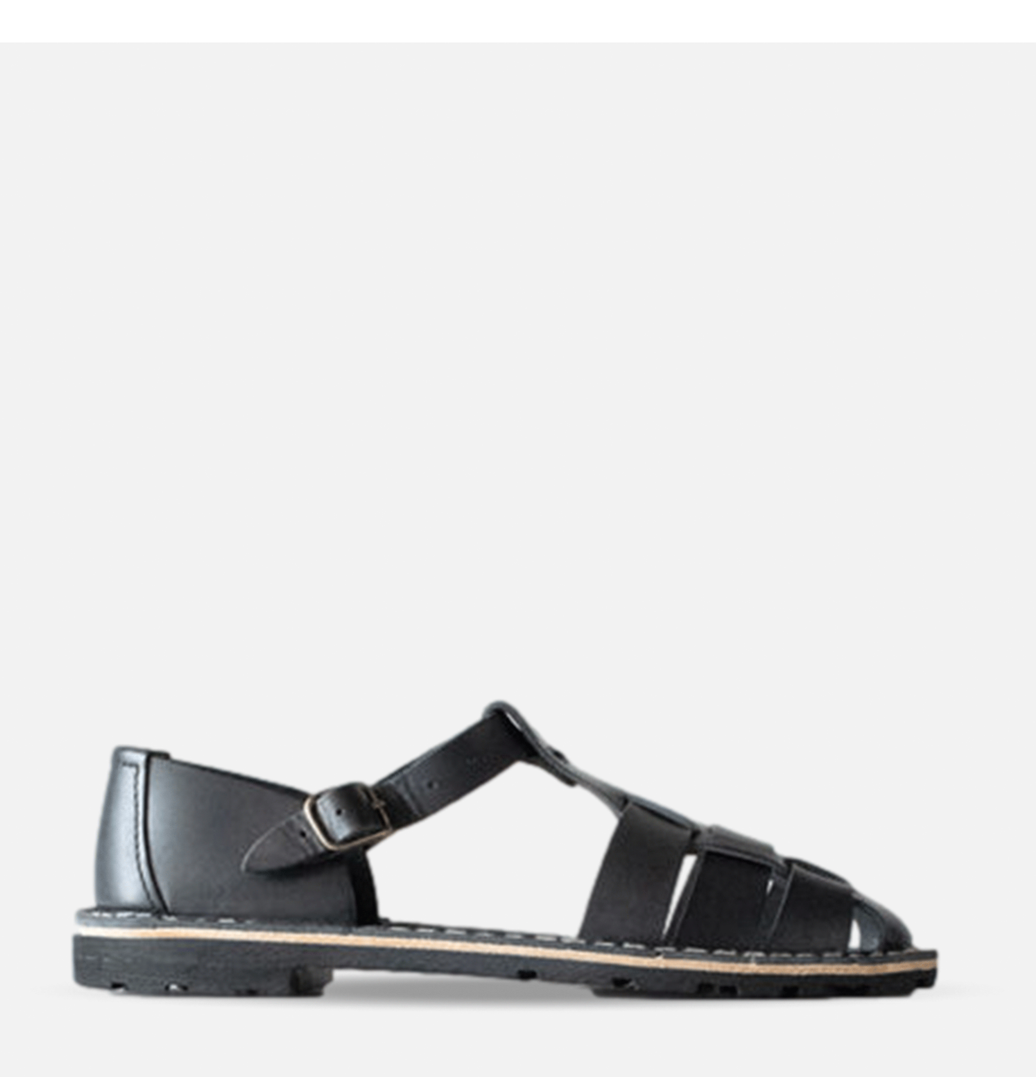 Steve Mono Artisanal Sandals 10/01 Calf Black