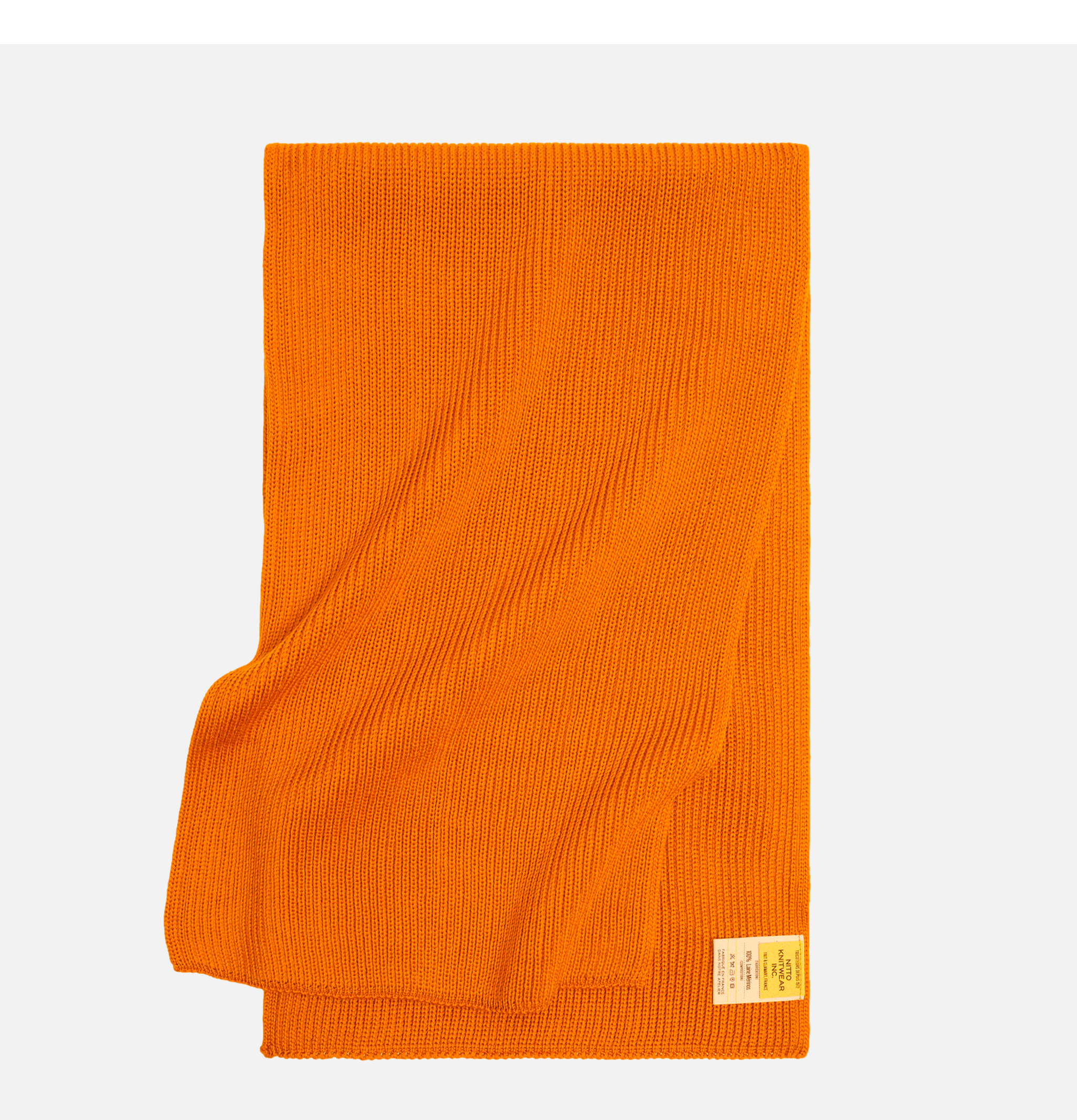 Nitto Knitwear Echarpe Loris Ocre