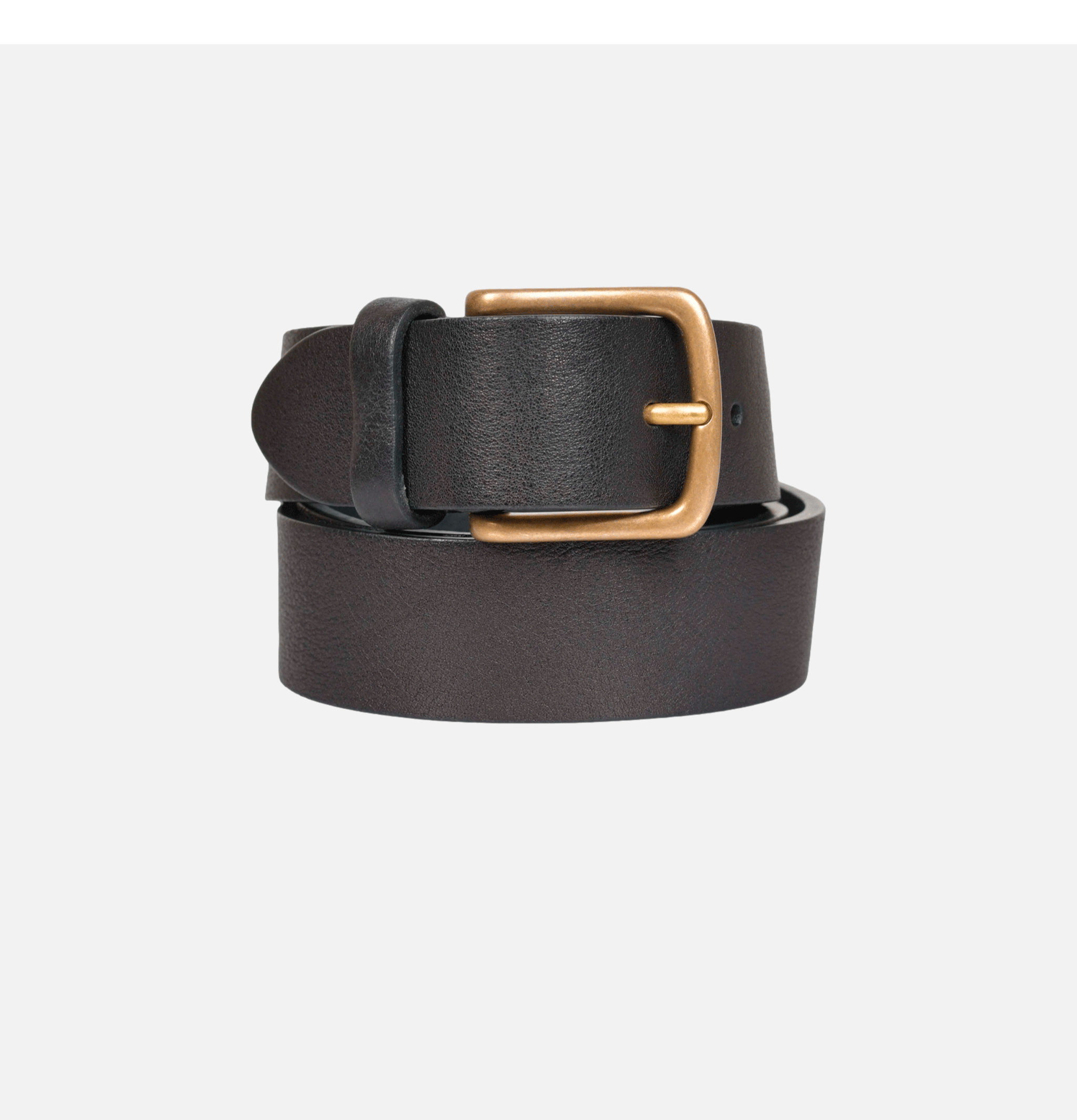 Anderson's Ceinture en Cuir Noir A0980