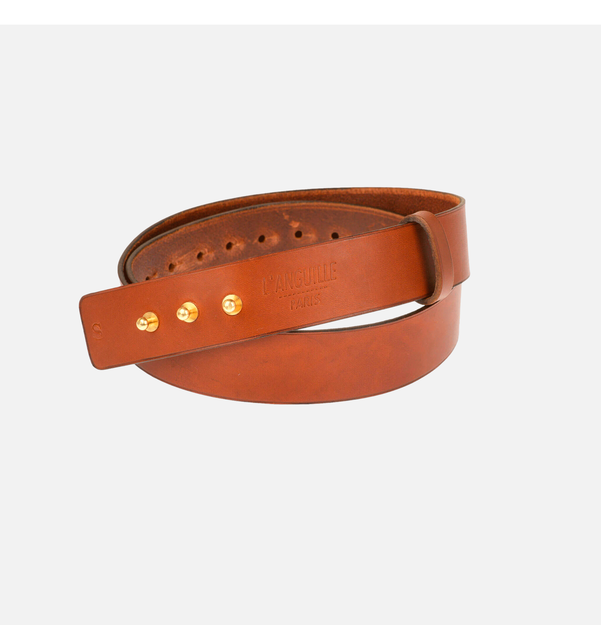 L'Anguille Gropius Cappuccino Belt