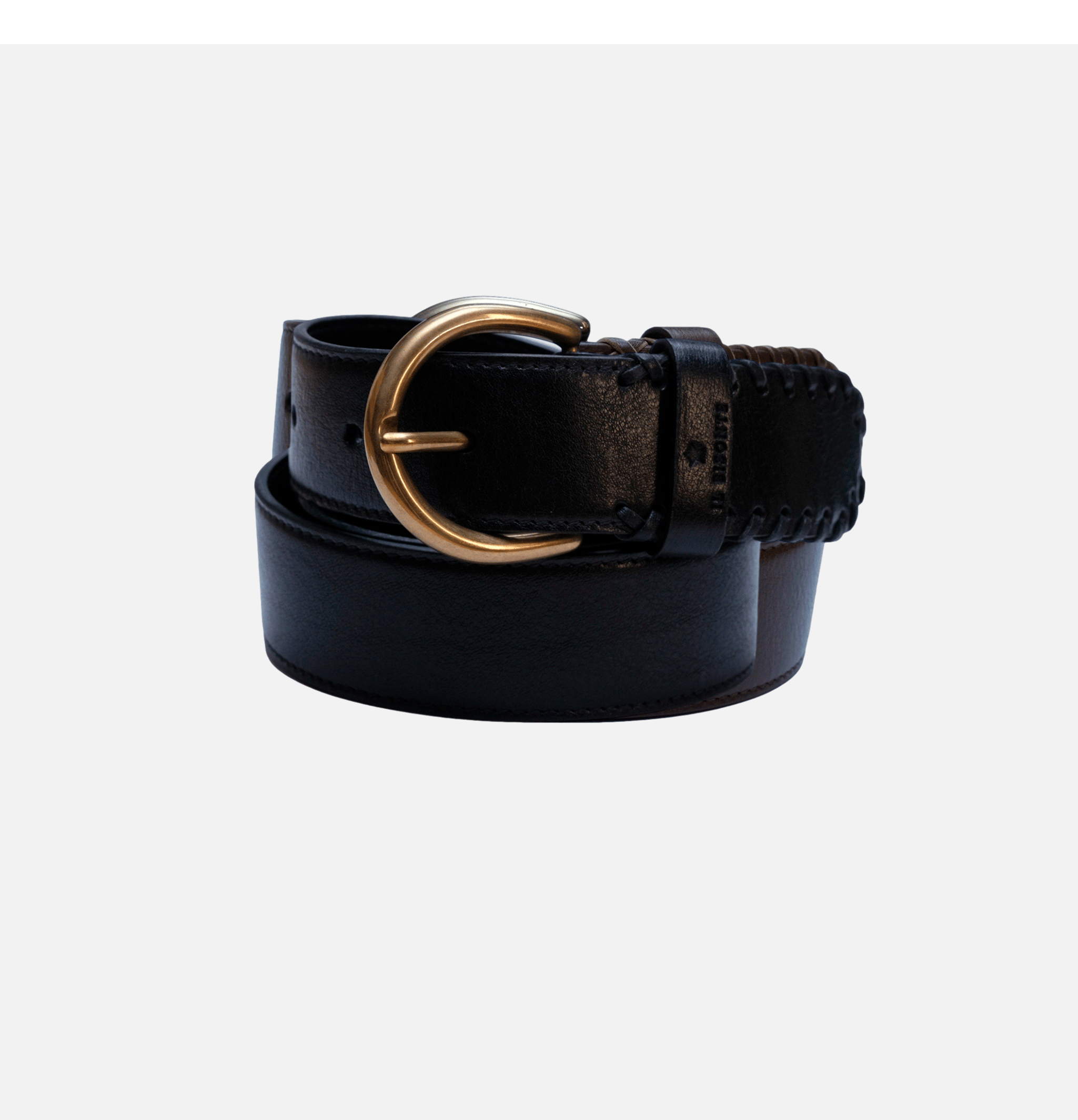 Il Bisonte Ceinture Braidbelt Noir
