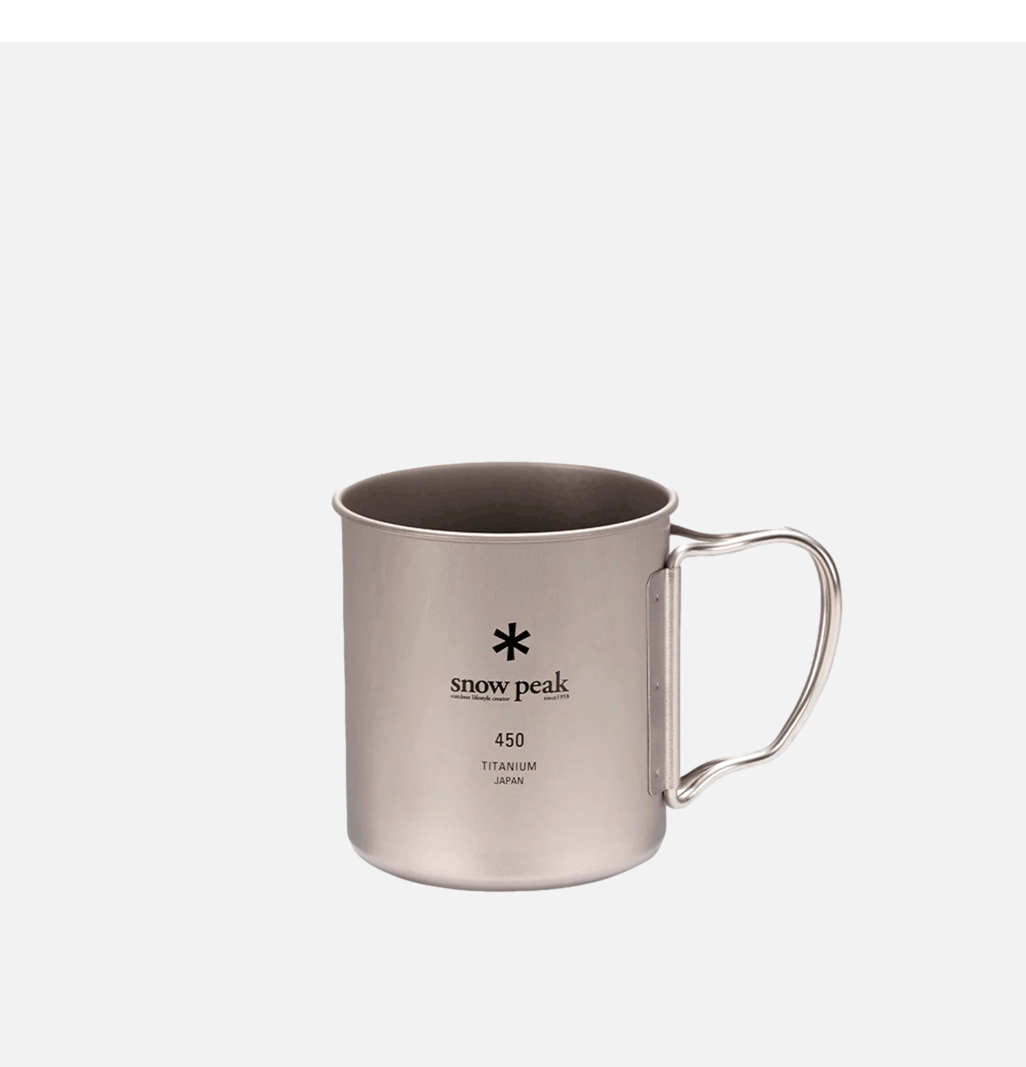 Tasse Snow Peak Titanium Single Cup 450