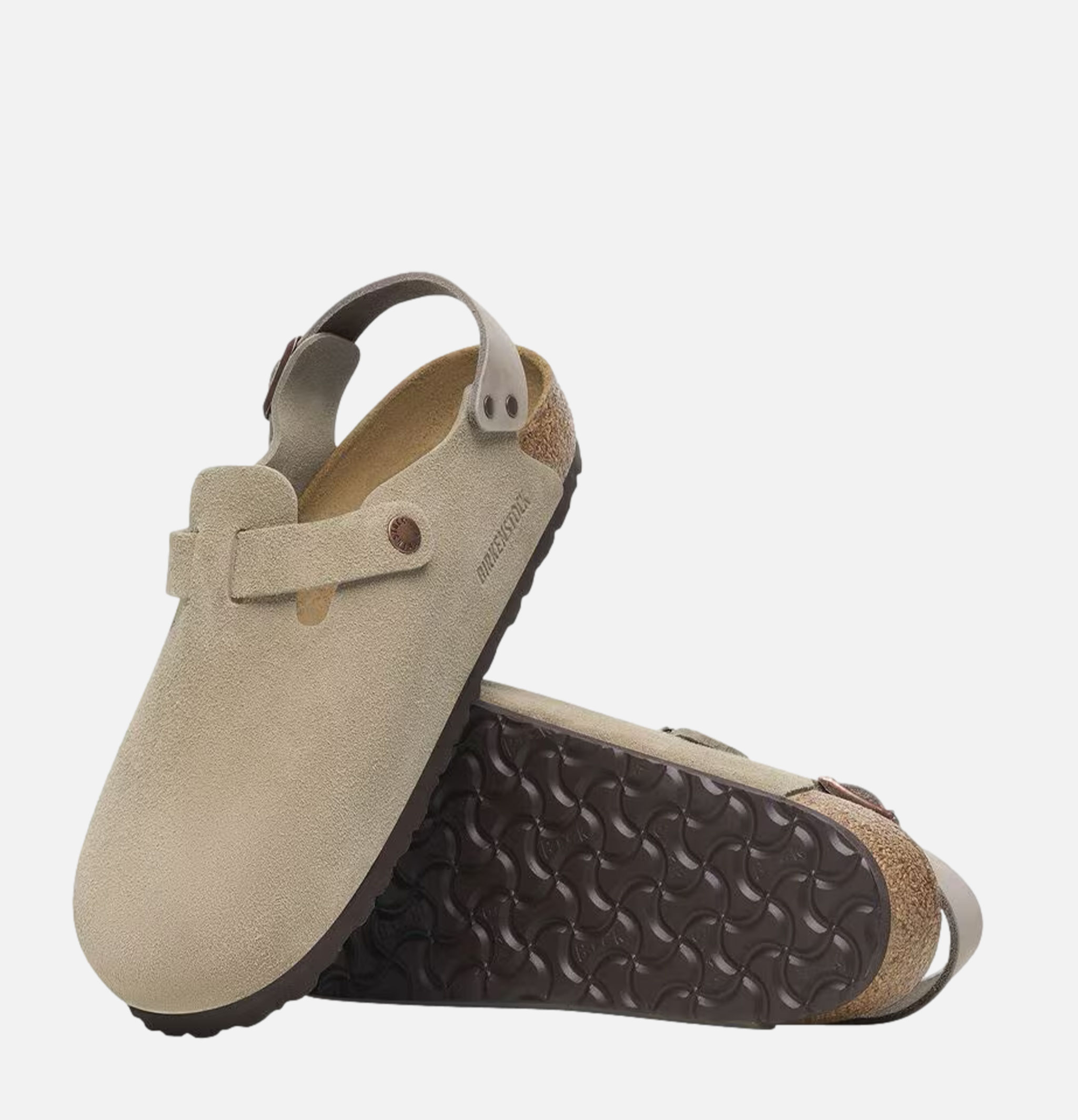 Birkenstock Mules Tokio Taupe Narrow