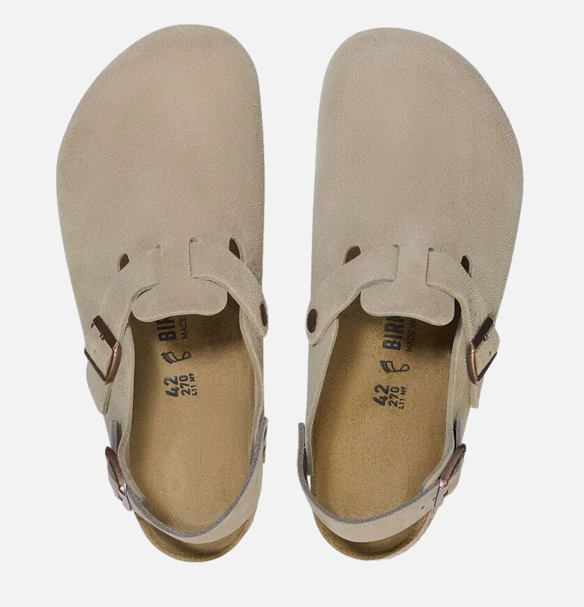 Birkenstock Mules Tokio Taupe Étroite