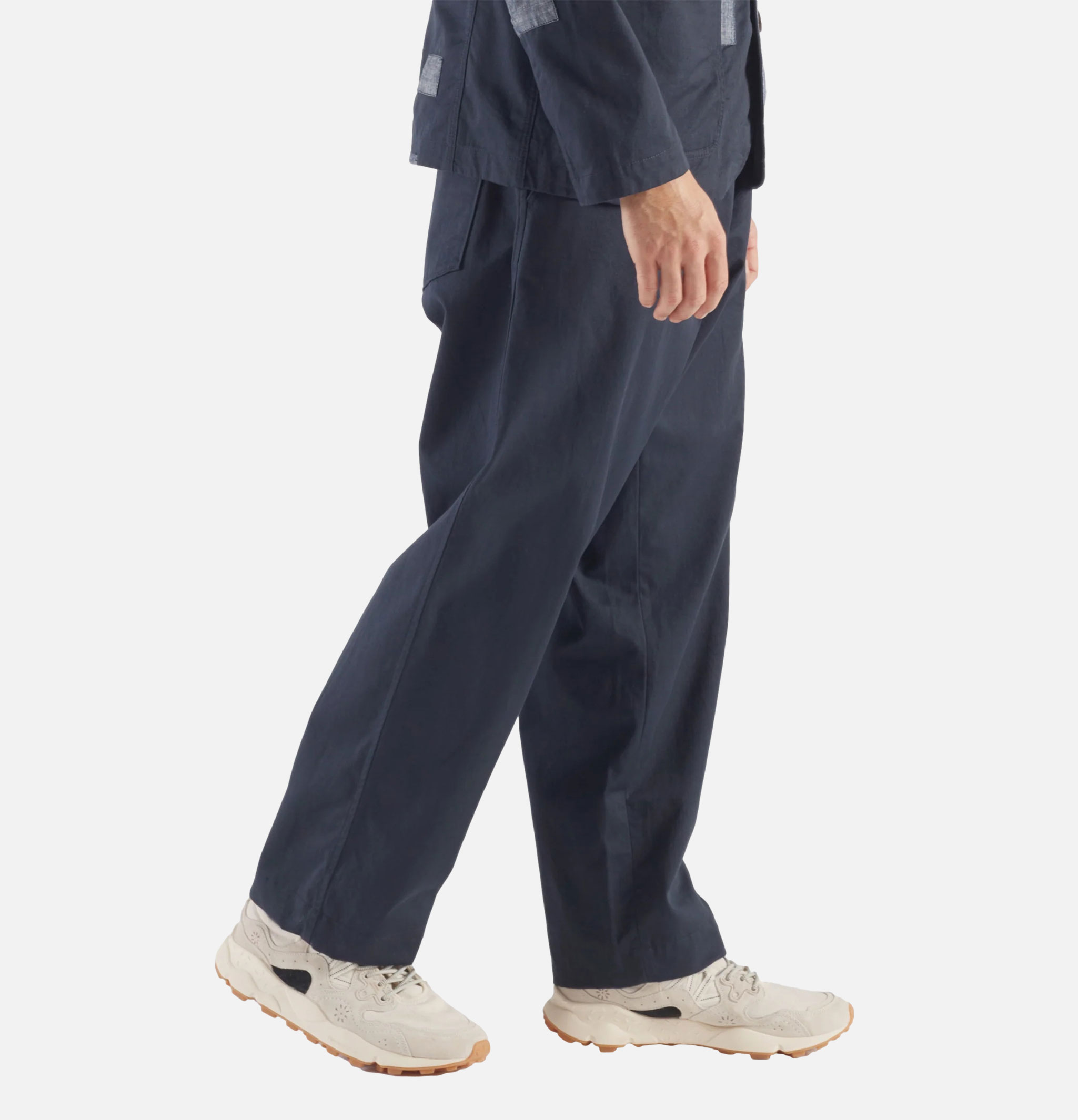 Universal Works Pantalon Duke en Sergé marine