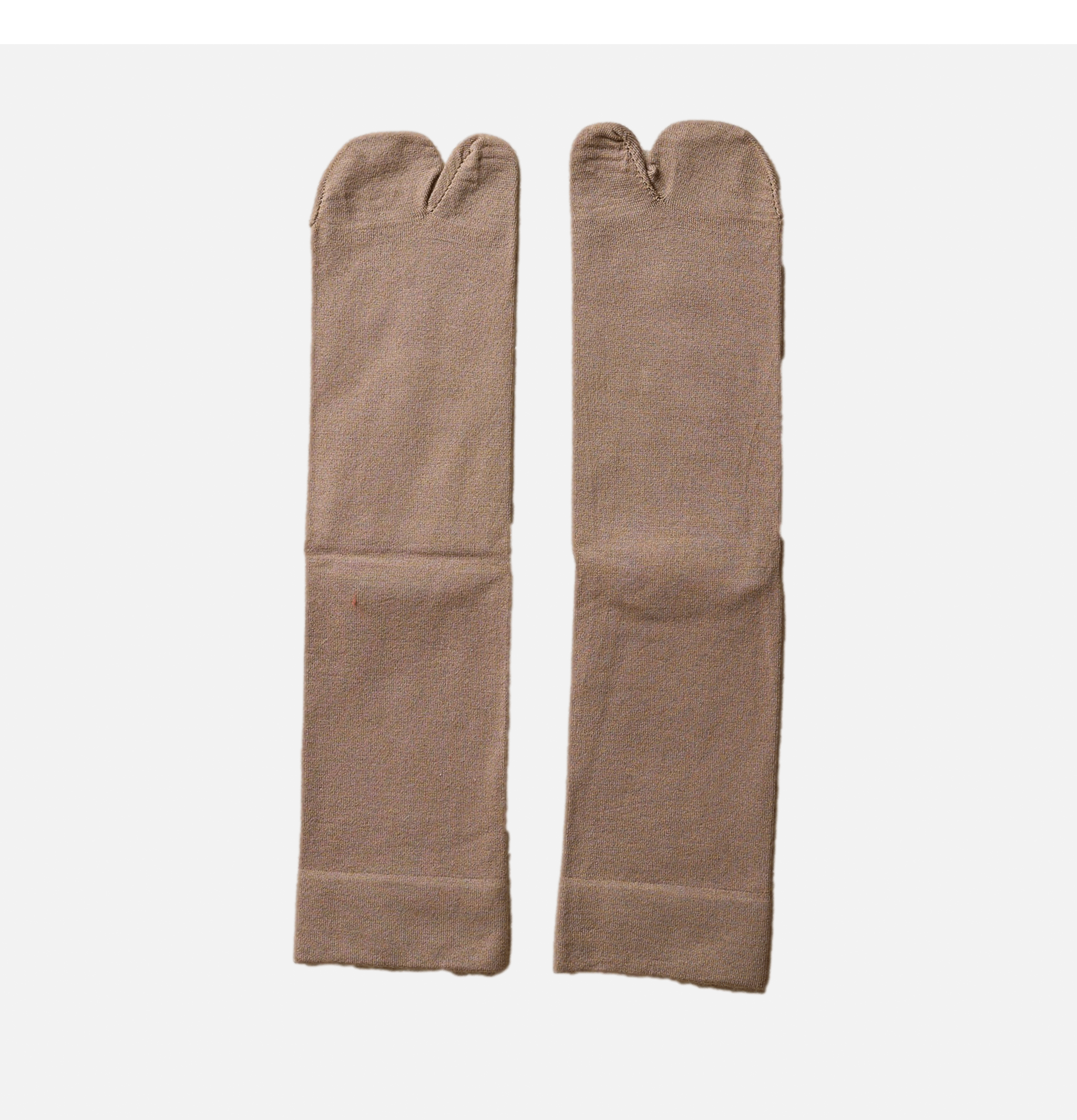 Yahae Chaussettes Tabi en Coton Biologique Khaki