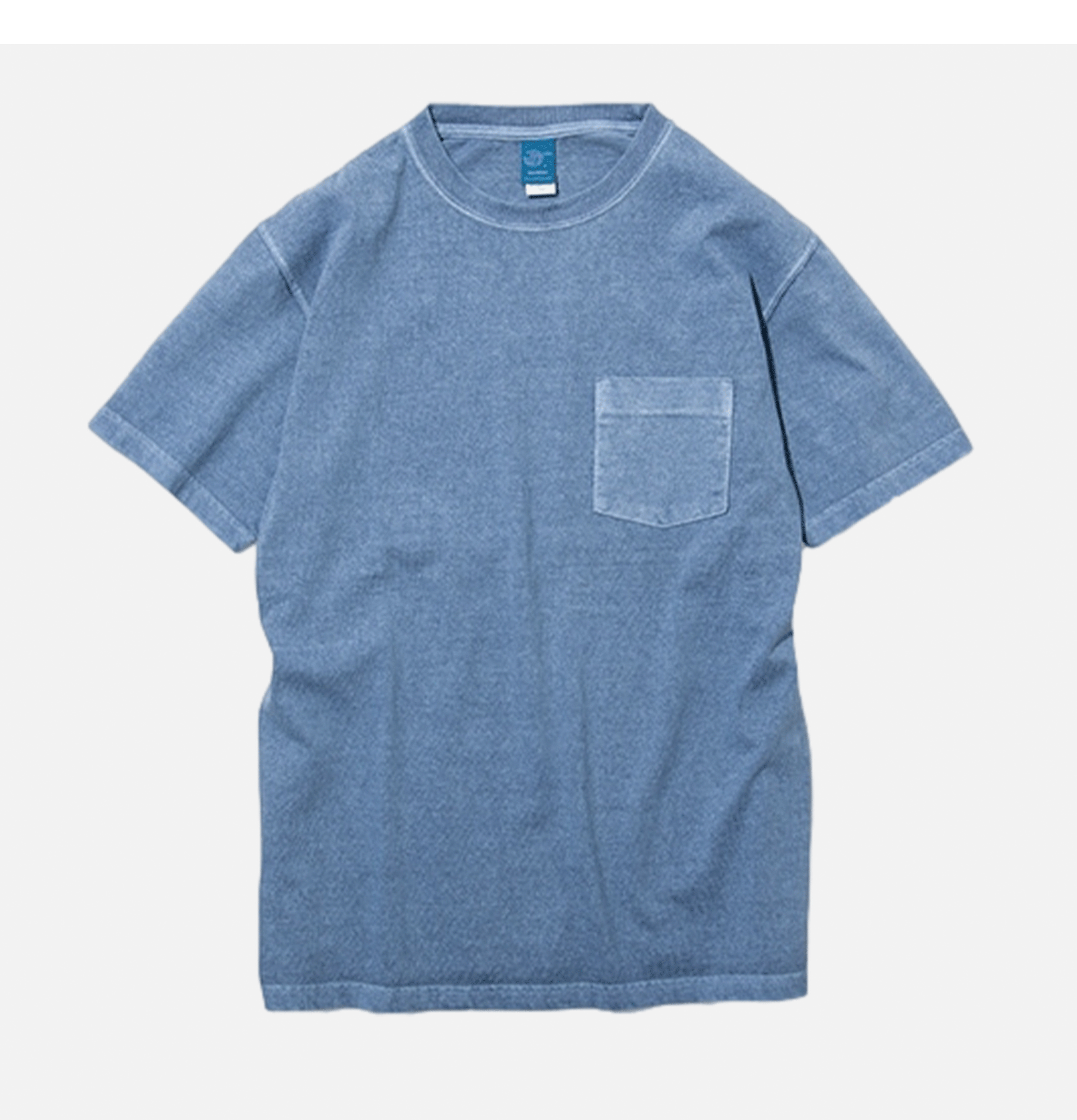 Good On Japan S/s Crew Tee Pocket Ajisai