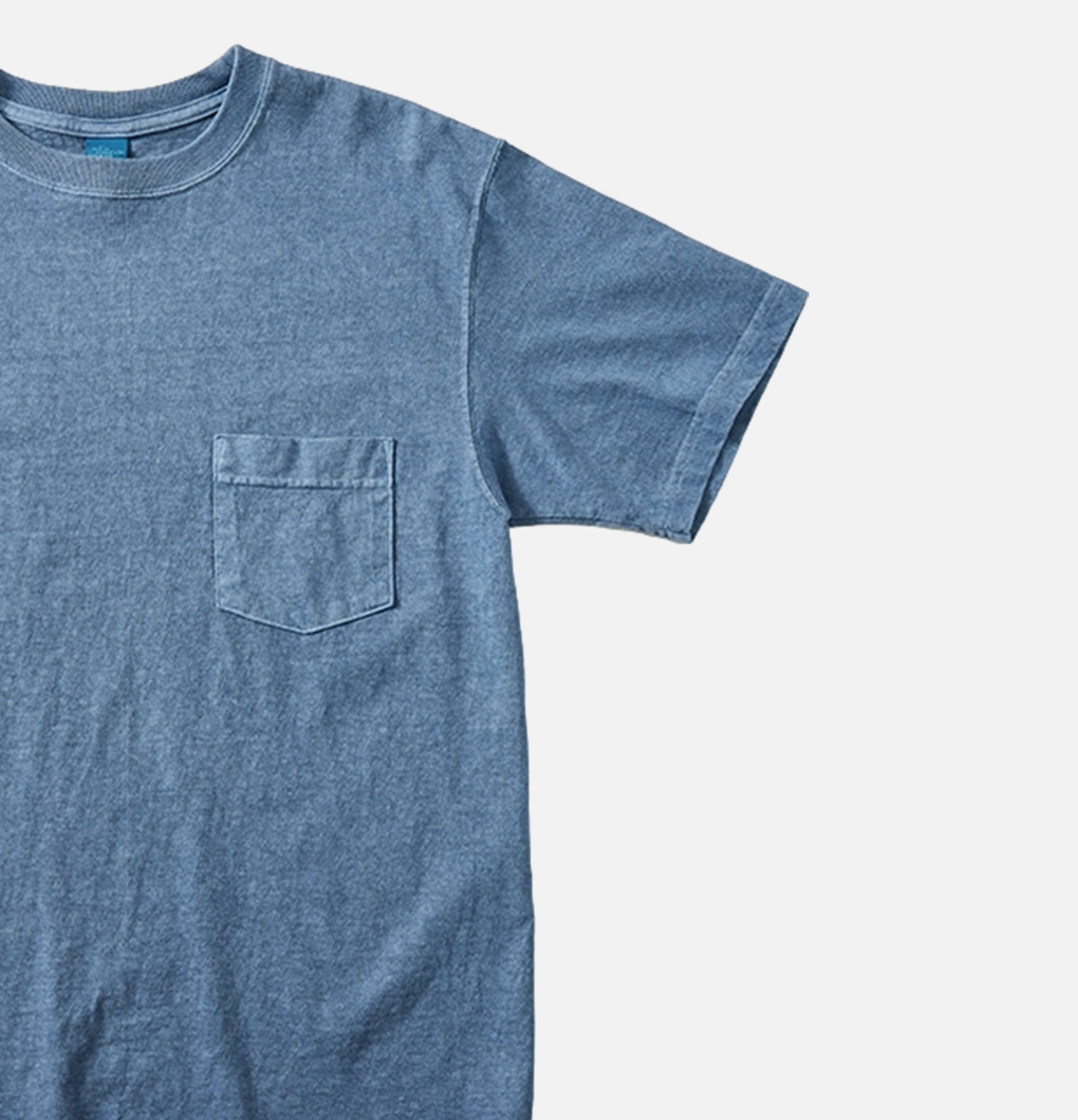 Good On Japan S/s Crew Tee Pocket Ajisai