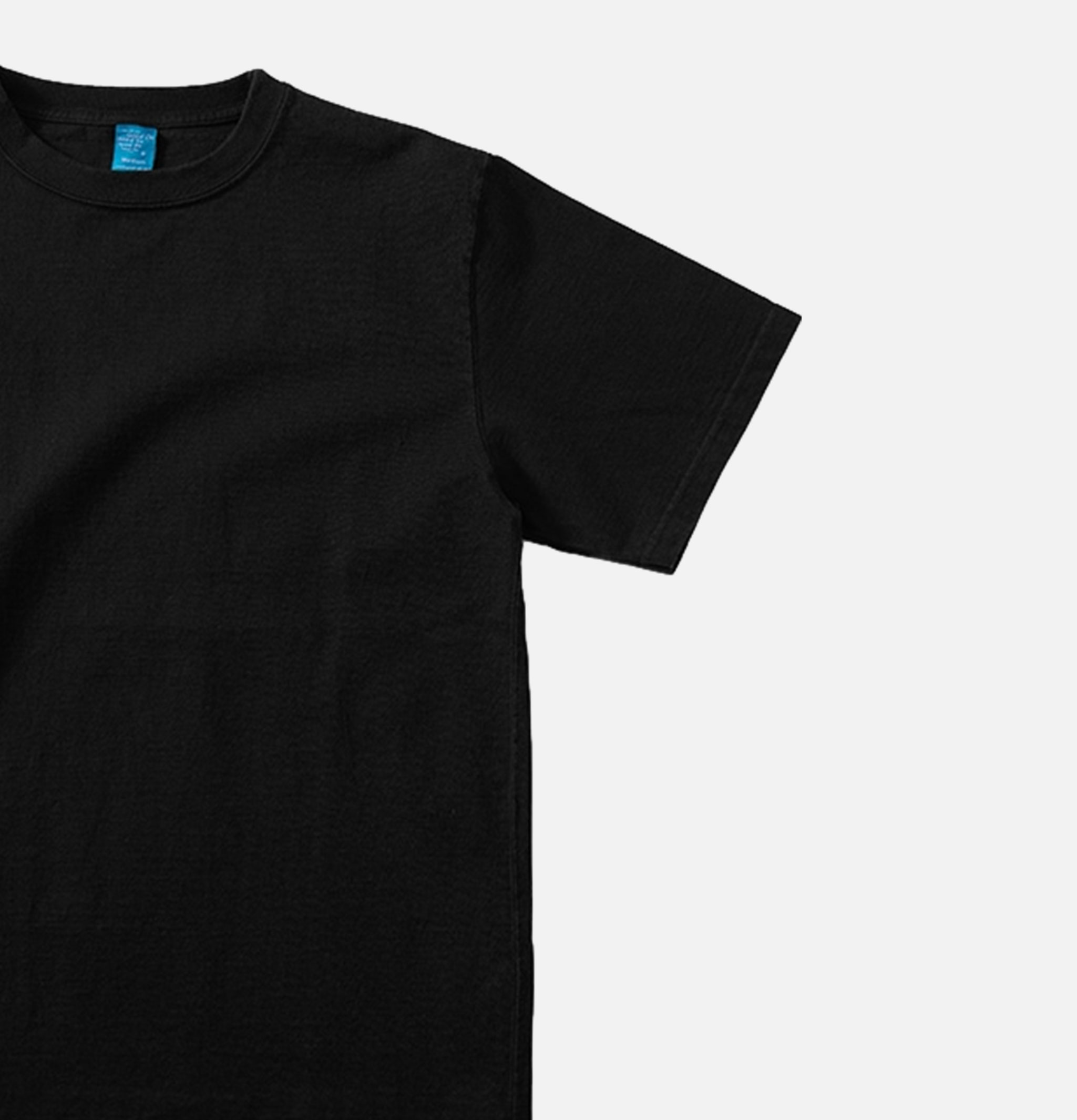 T-shirt Good On Japan Heavy Crew Tee Non Pigment Black